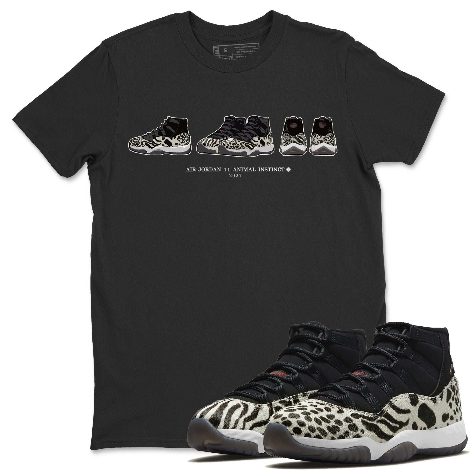 snkmatch Prelude Unisex Tops - Air Jordan 11 Animal Instinct