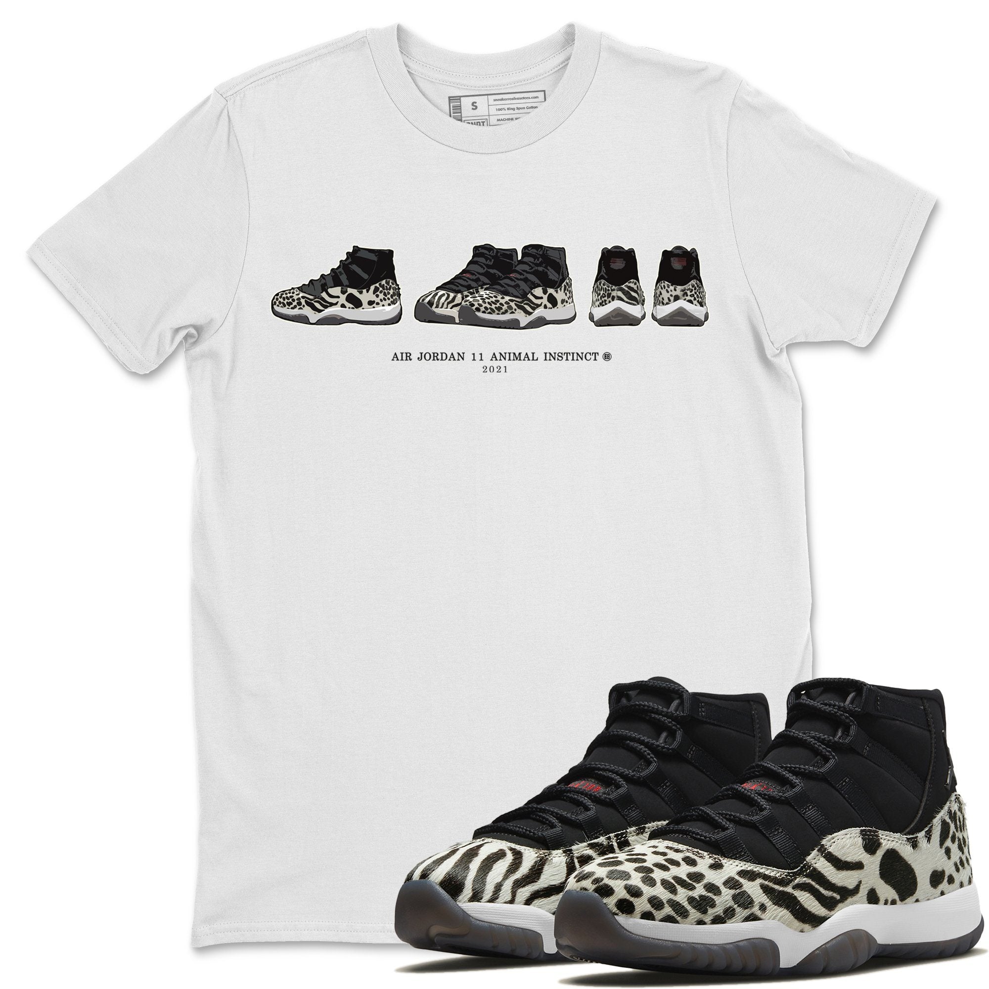 snkmatch Prelude Unisex Tops - Air Jordan 11 Animal Instinct