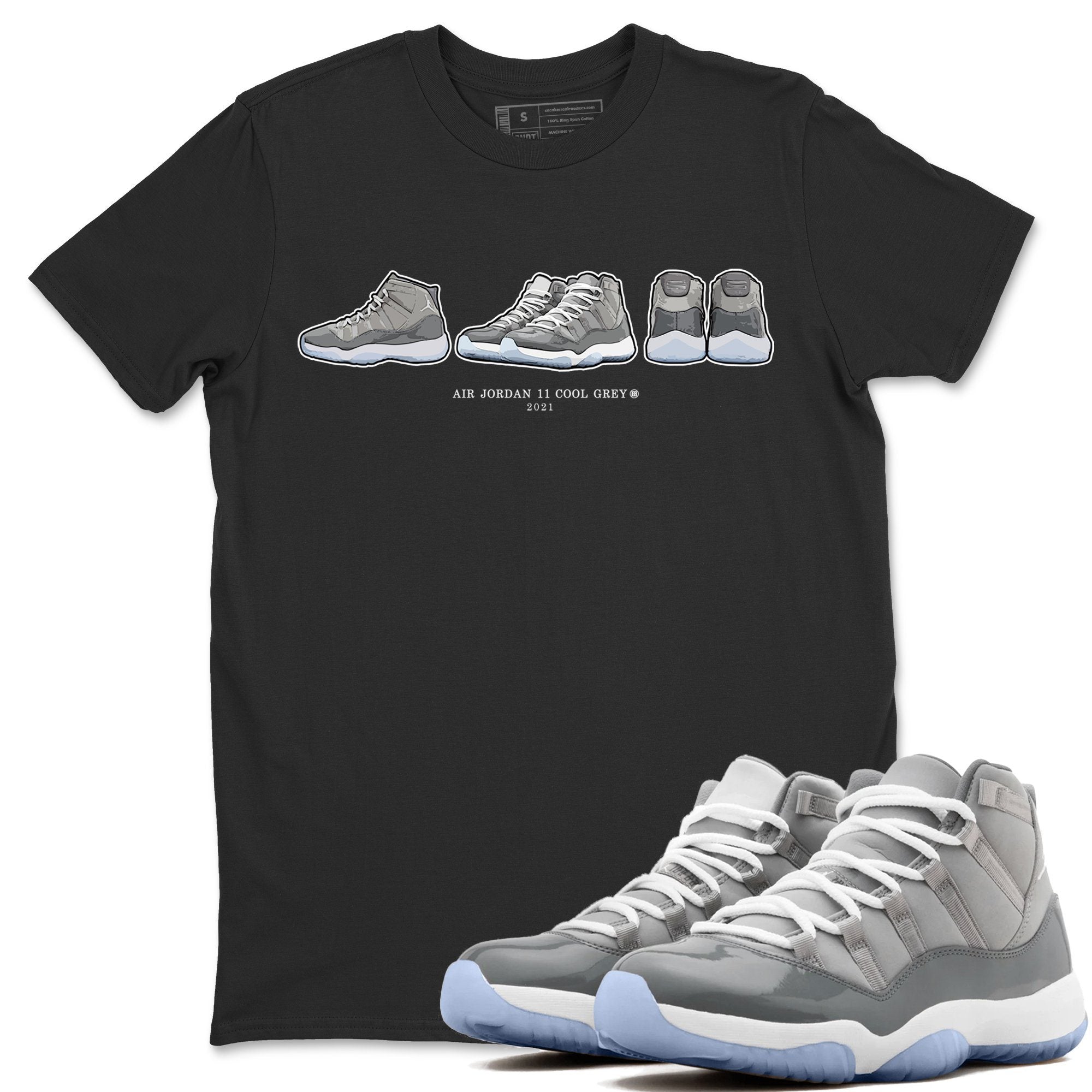 snkmatch Prelude Unisex Tops - Air Jordan 11 Cool Grey