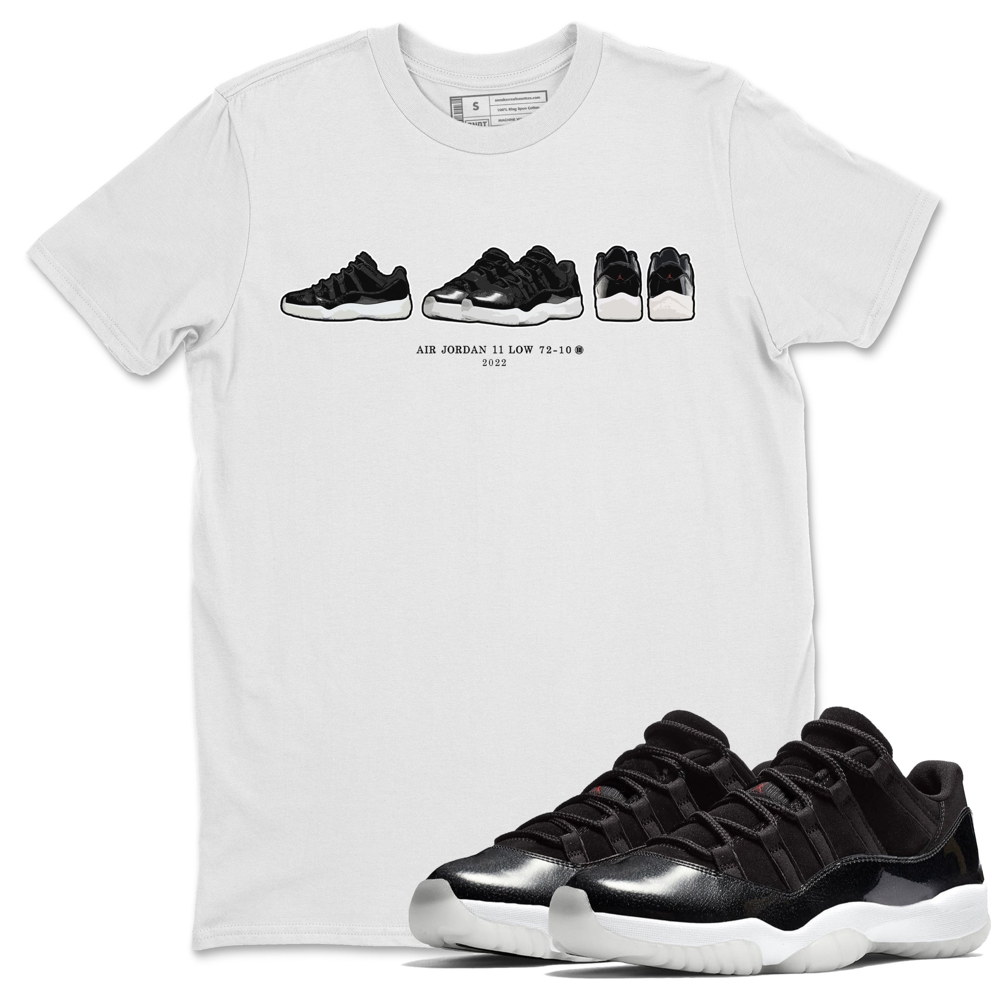 snkmatch Prelude Unisex Tops - Air Jordan 11 72-10