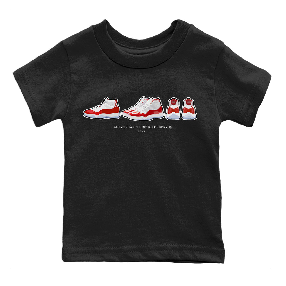 snkmatch Prelude Kids Tops - Air Jordan 11 Cherry