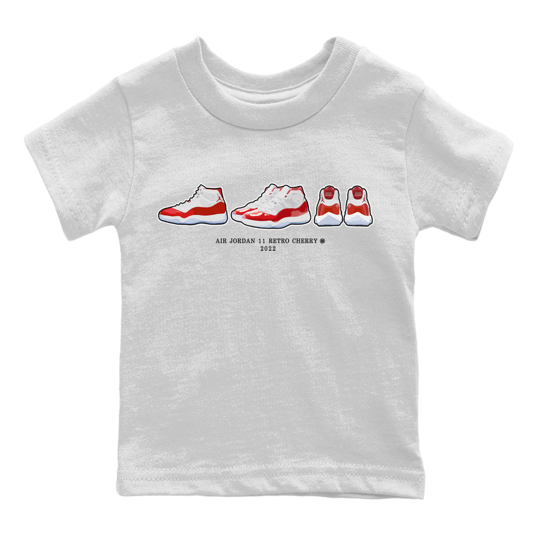 snkmatch Prelude Kids Tops - Air Jordan 11 Cherry