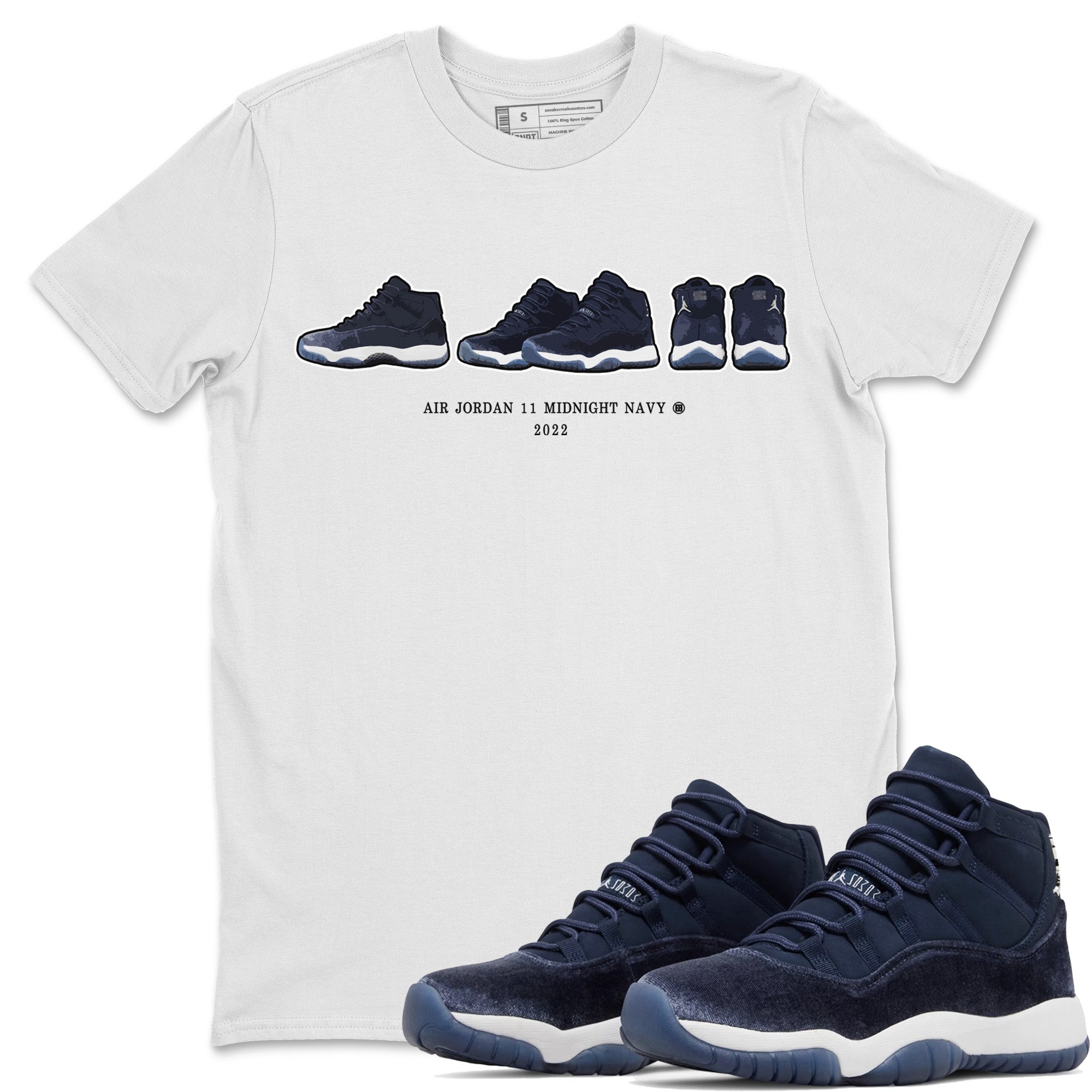 snkmatch Prelude Unisex Tops - Air Jordan 11 Midnight Navy
