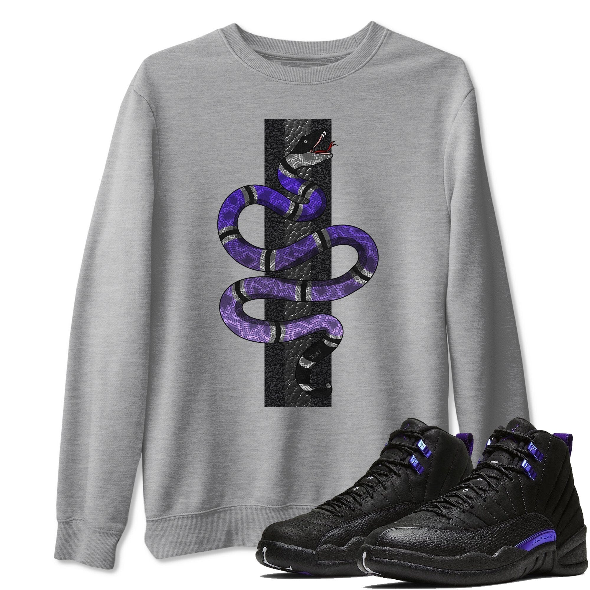 Snake Unisex Tops - Air Jordan 12 Dark Concord