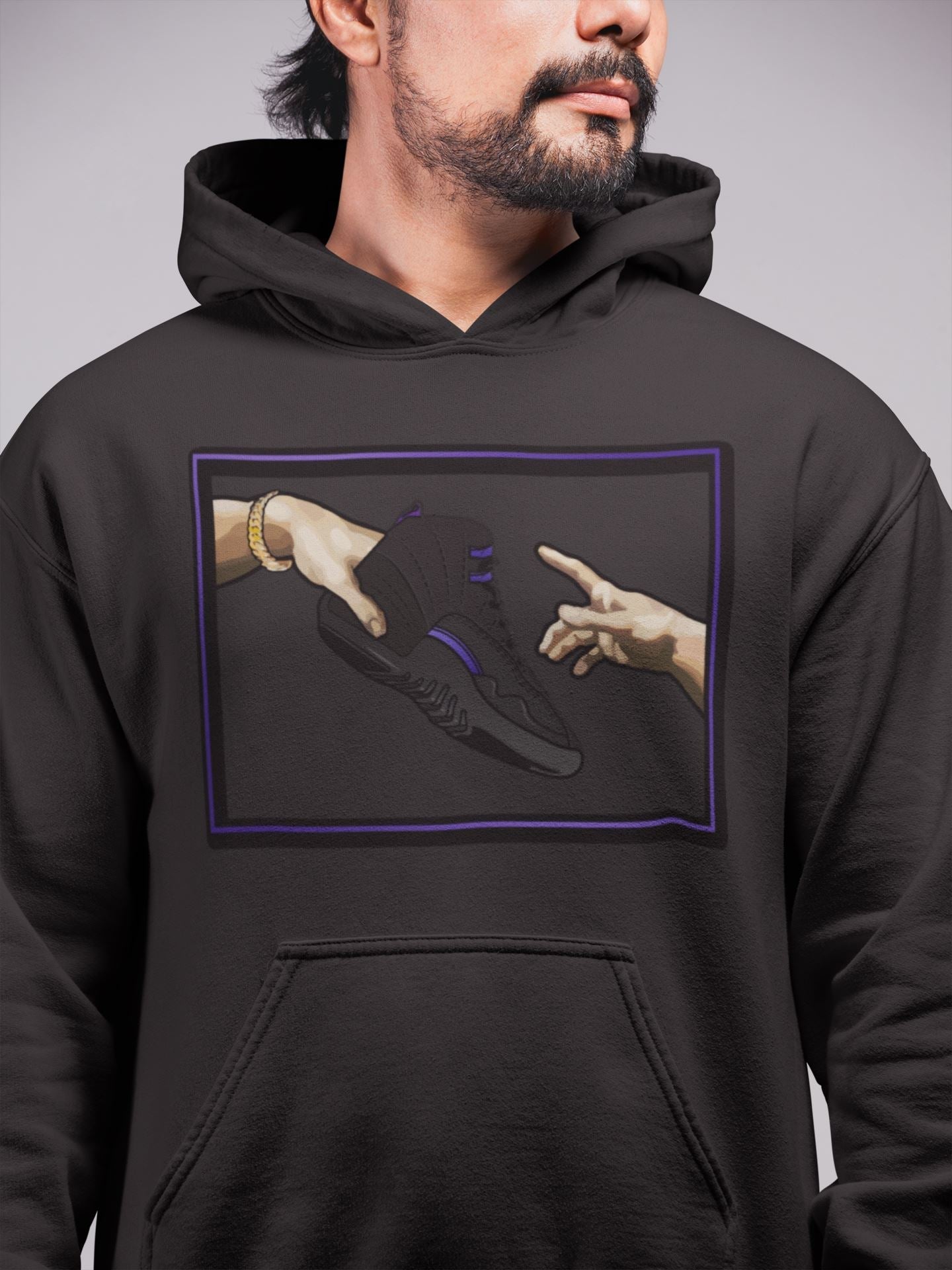 Adam's Creation Unisex Tops - Air Jordan 12 Dark Concord