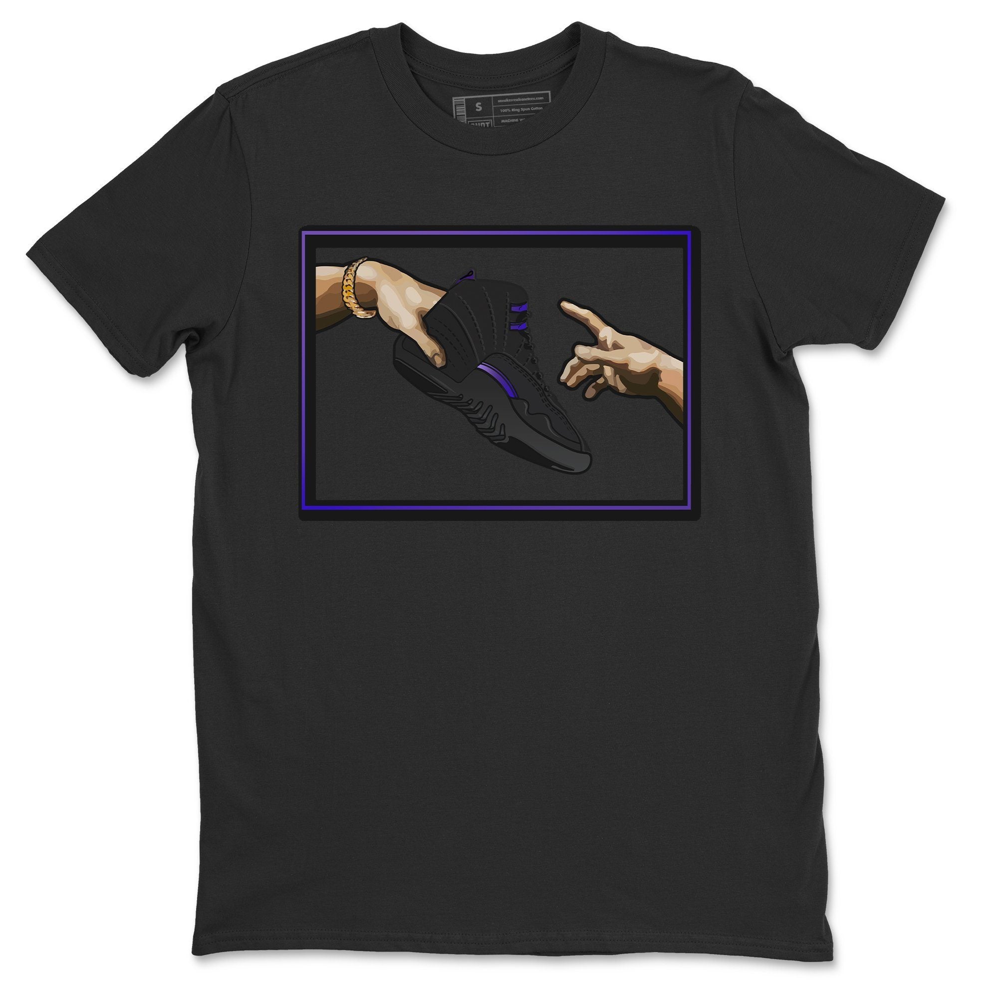 Adam's Creation Unisex Tops - Air Jordan 12 Dark Concord
