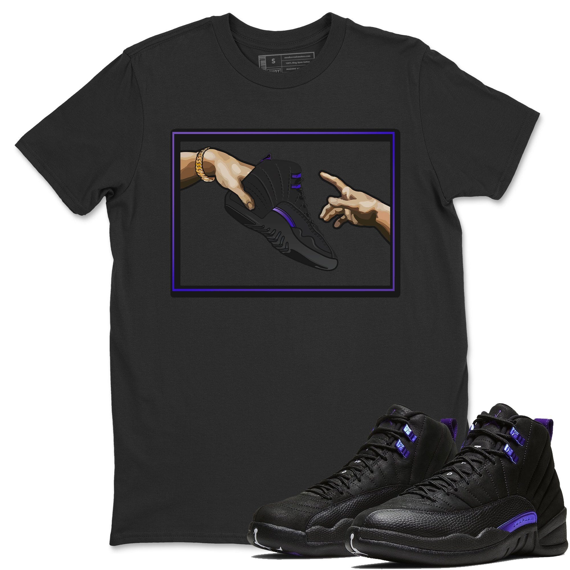 Adam's Creation Unisex Tops - Air Jordan 12 Dark Concord
