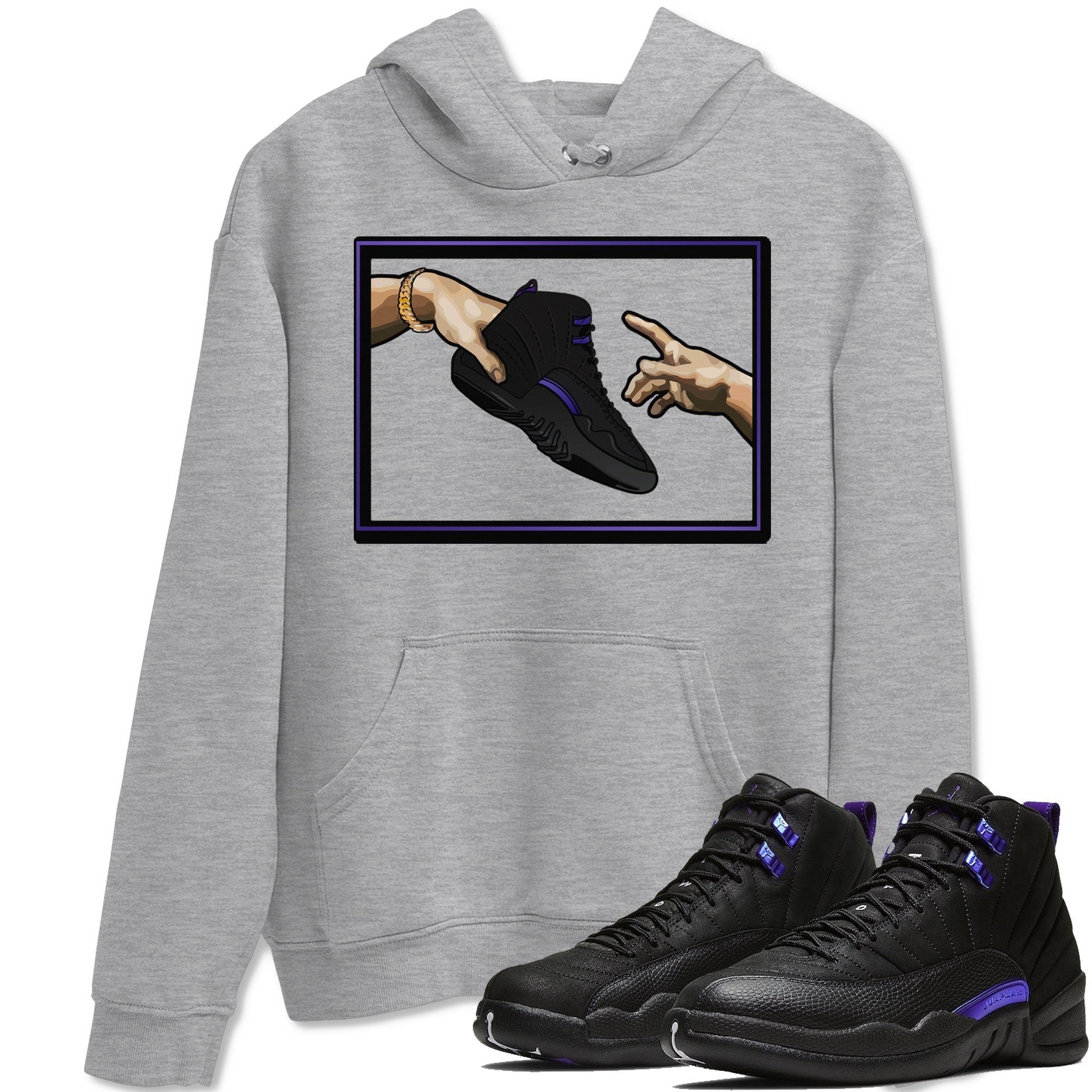 Adam's Creation Unisex Tops - Air Jordan 12 Dark Concord