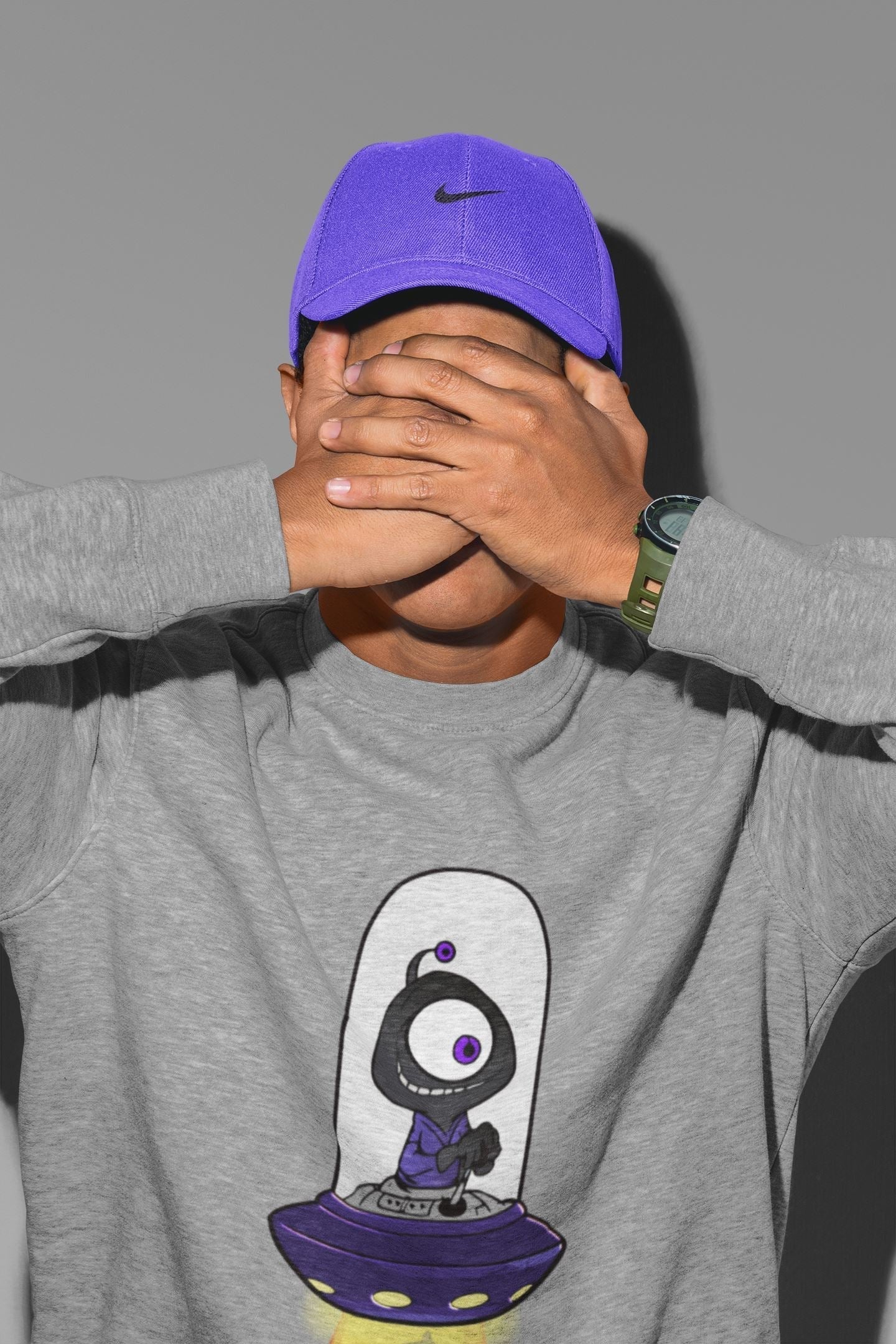 Alien Unisex Tops - Air Jordan 12 Dark Concord