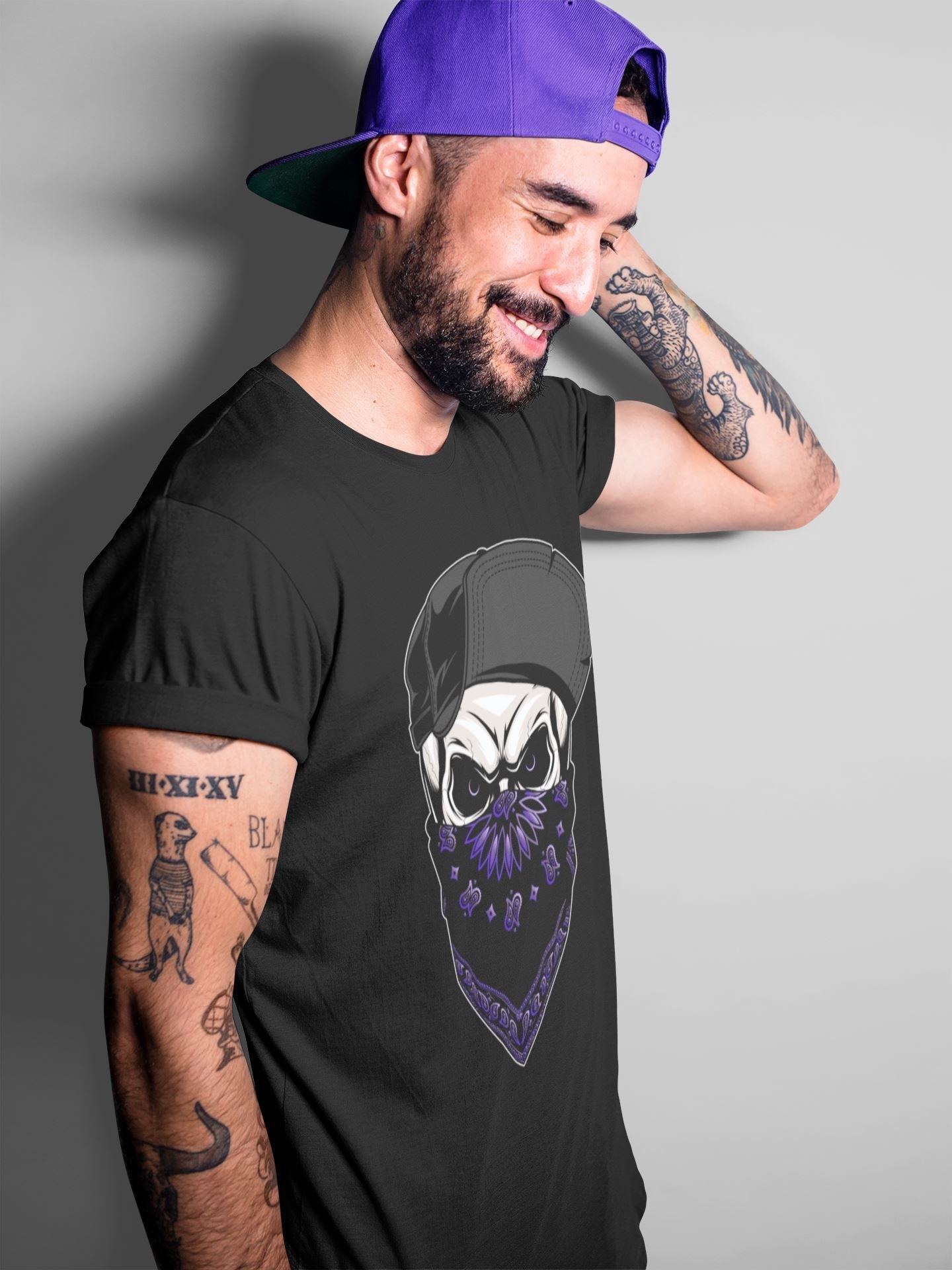 Skull Hat Unisex Tops - Air Jordan 12 Dark Concord