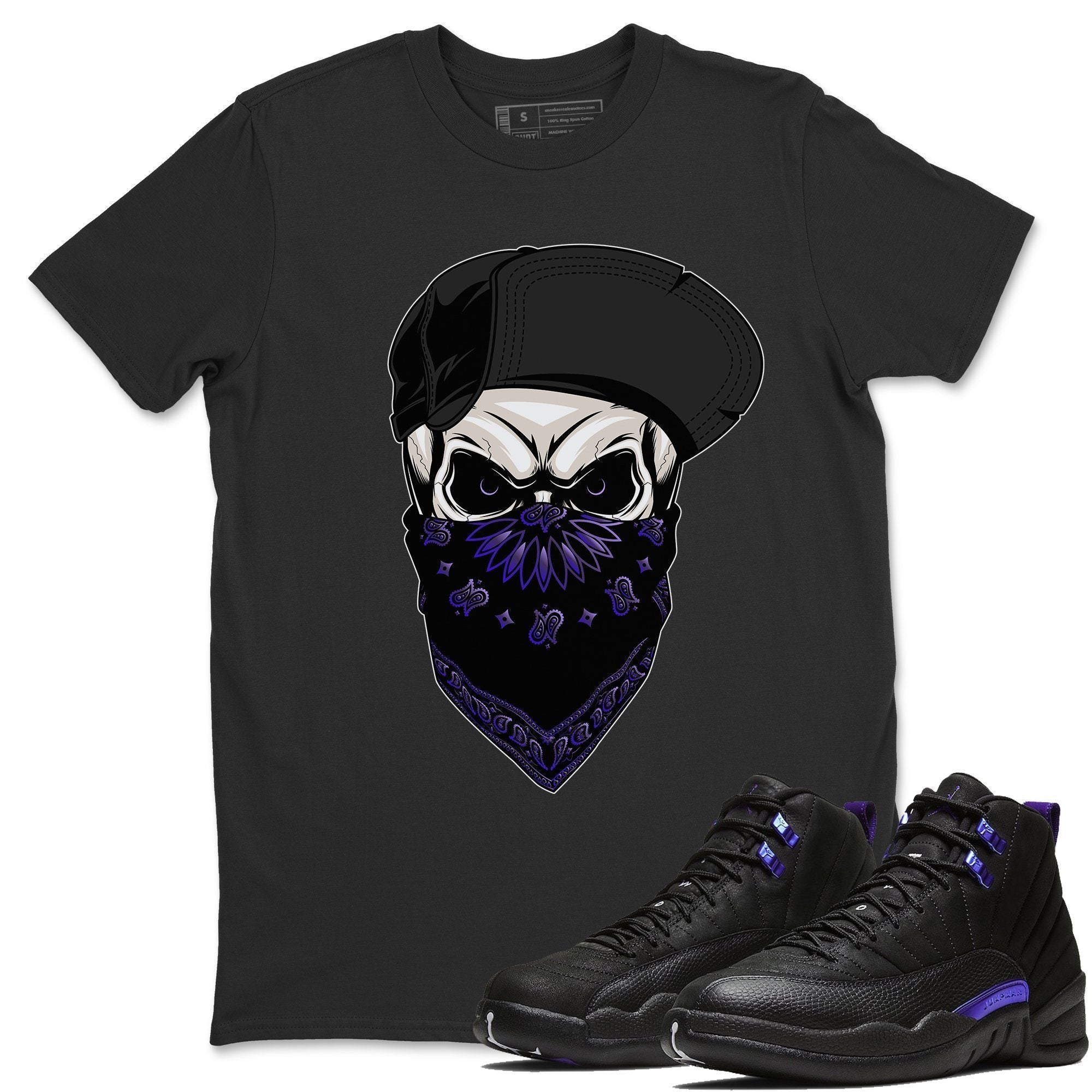 Skull Hat Unisex Tops - Air Jordan 12 Dark Concord