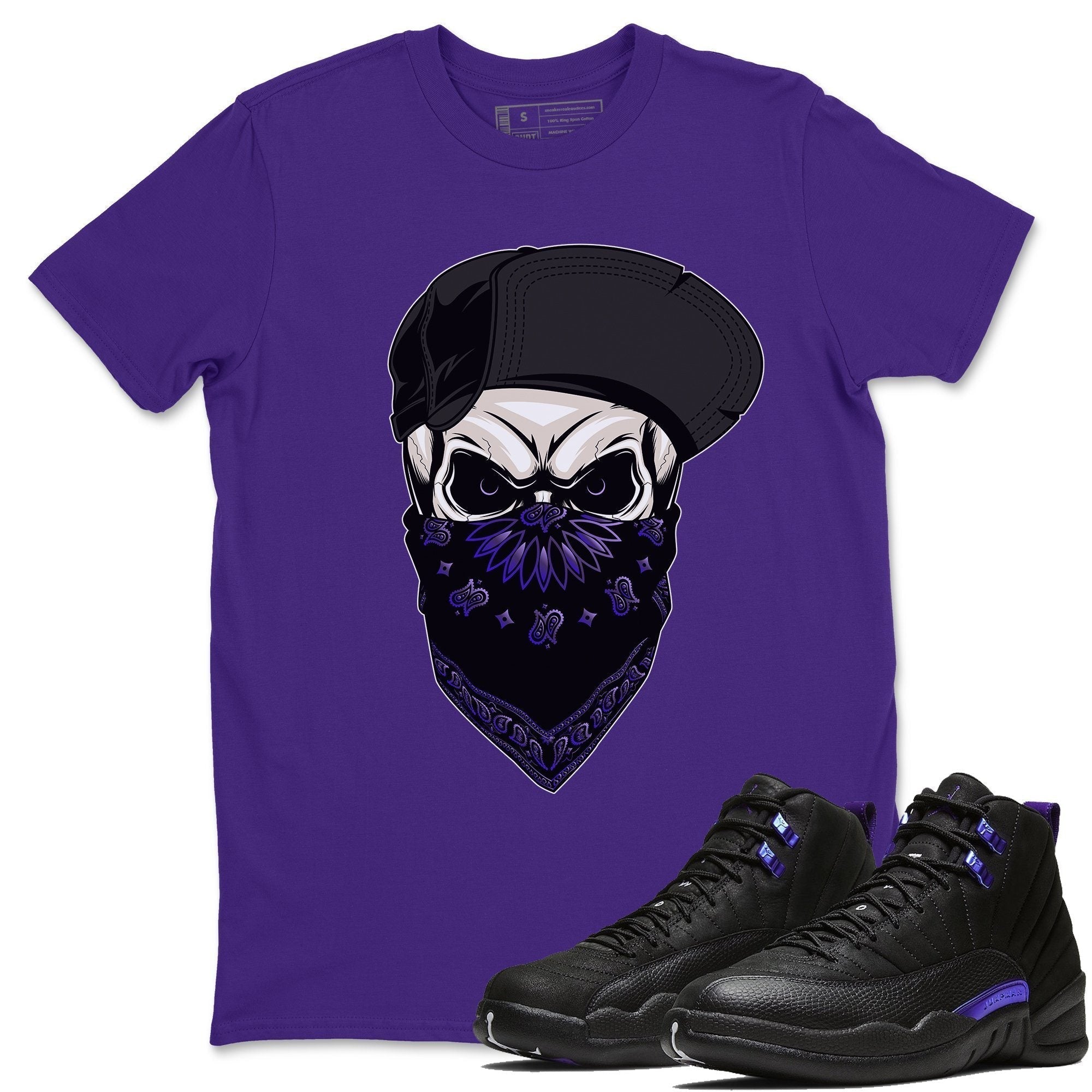 Skull Hat Unisex Tops - Air Jordan 12 Dark Concord