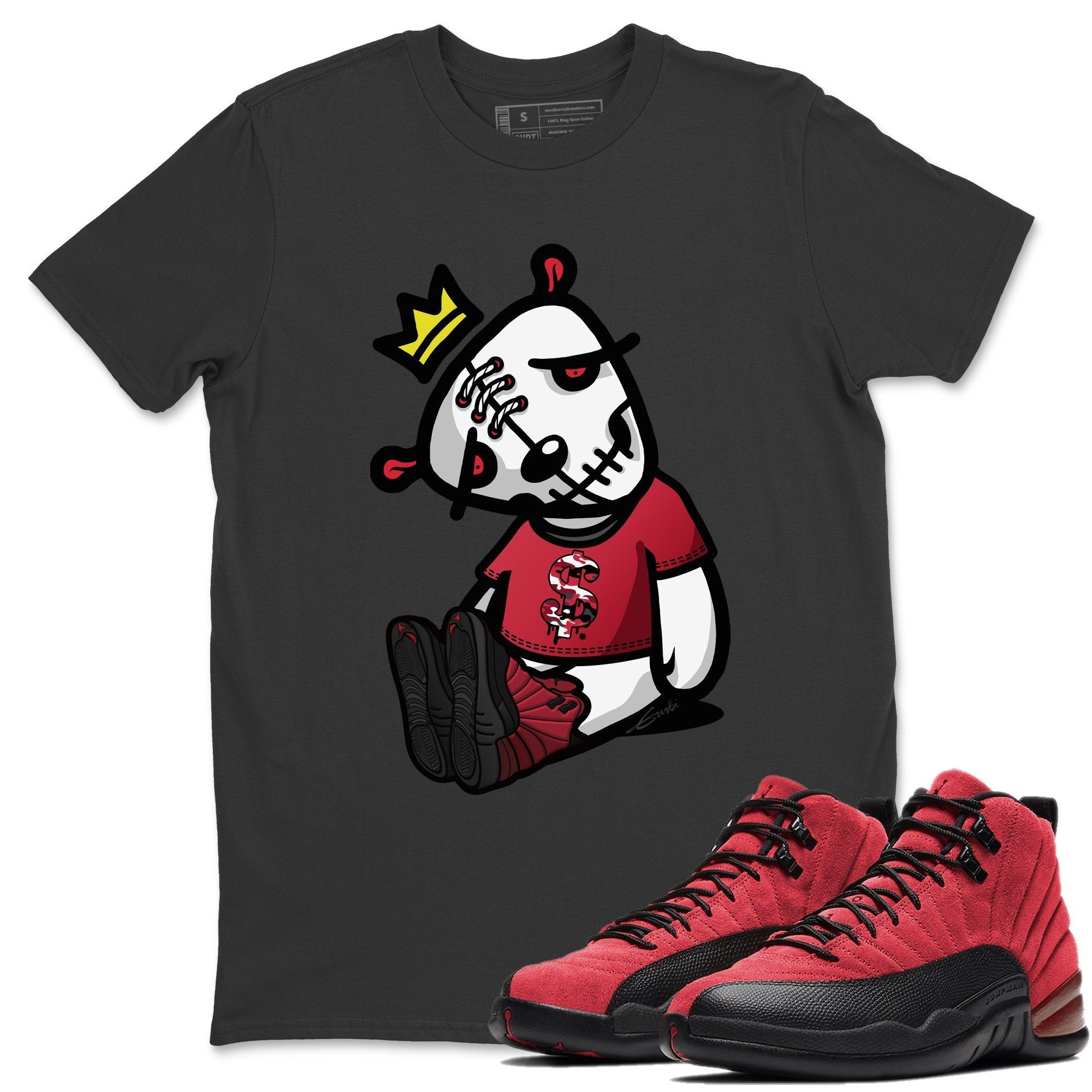 Dead Dolls Unisex Tops - Air Jordan 12 Reverse Flu Game