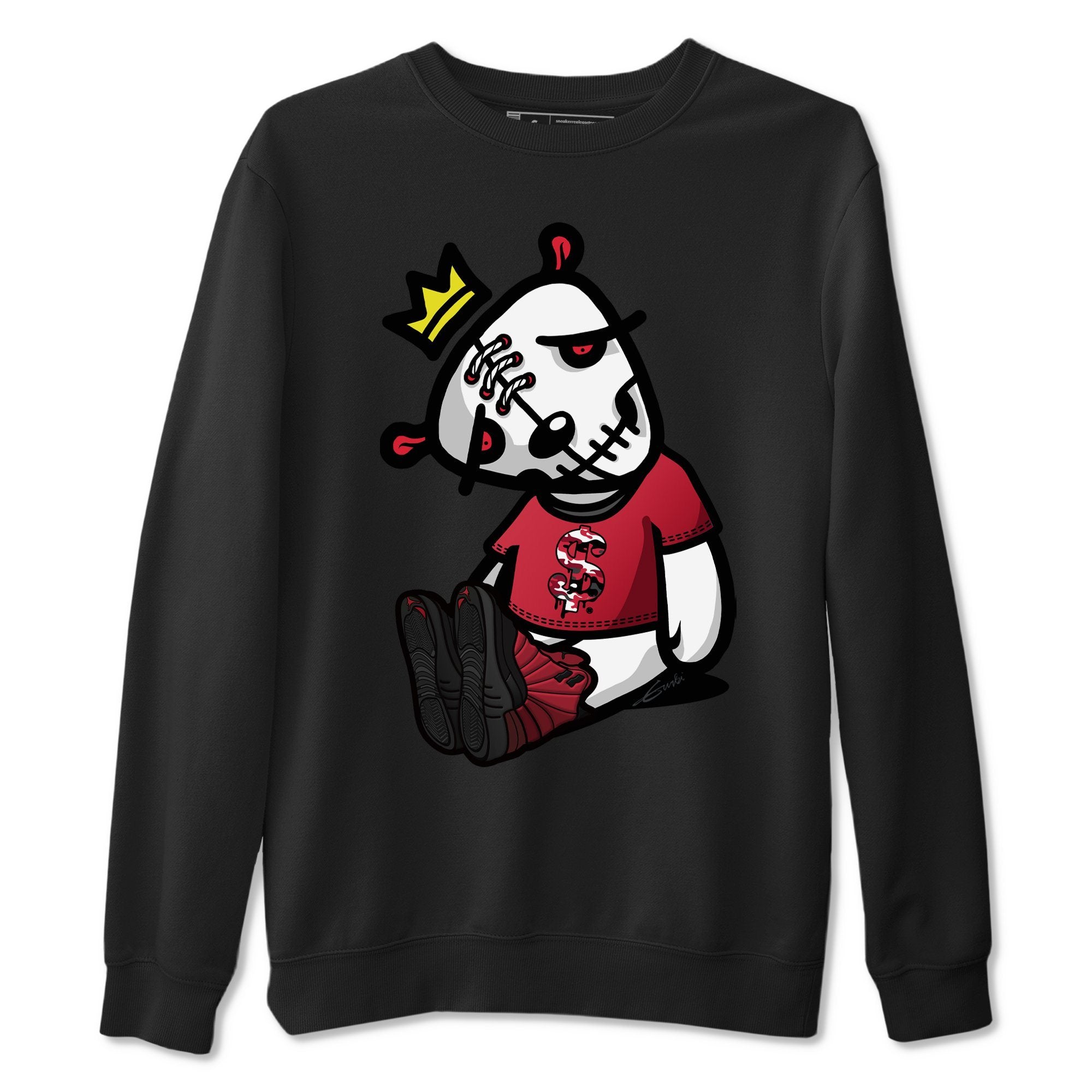 Dead Dolls Unisex Tops - Air Jordan 12 Reverse Flu Game