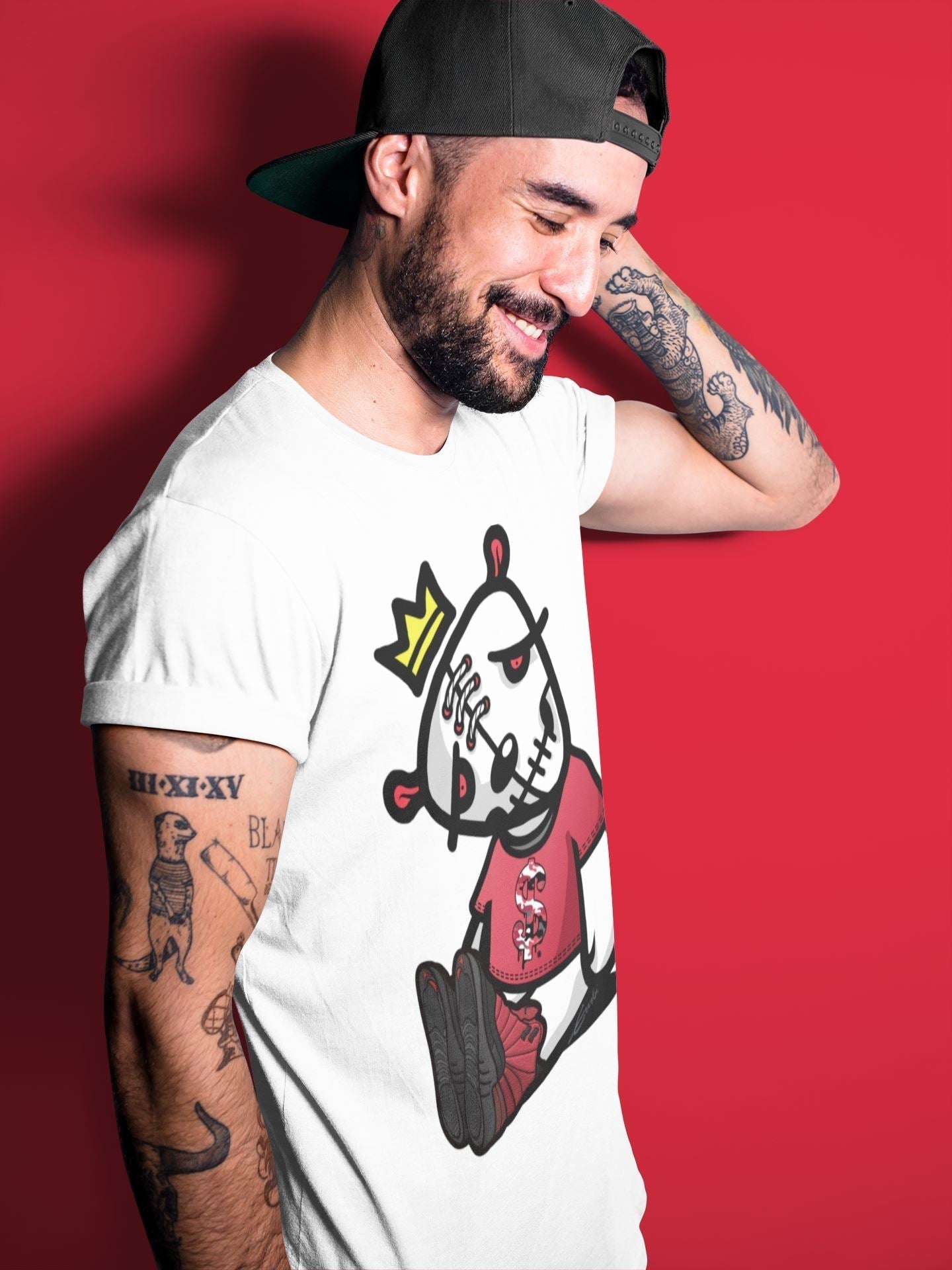 Dead Dolls Unisex Tops - Air Jordan 12 Reverse Flu Game