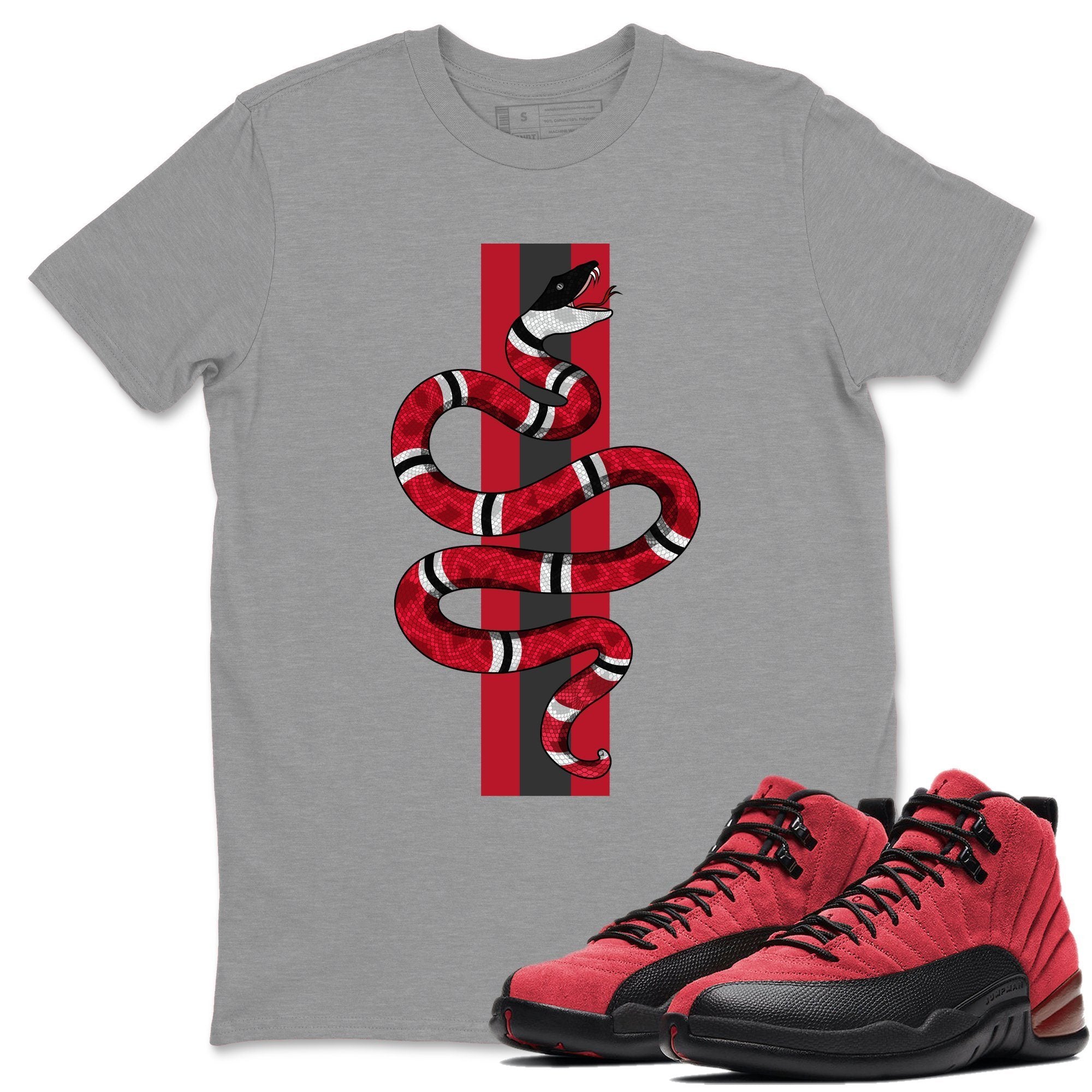 Snake Unisex Tops - Air Jordan 12 Reverse Flu Game