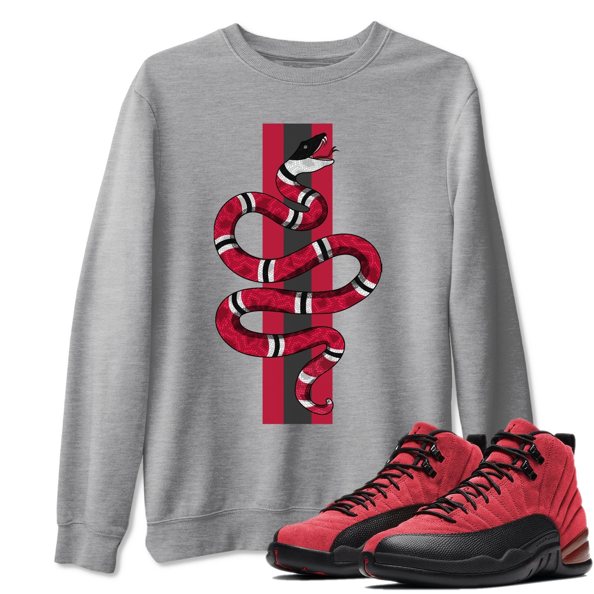 Snake Unisex Tops - Air Jordan 12 Reverse Flu Game