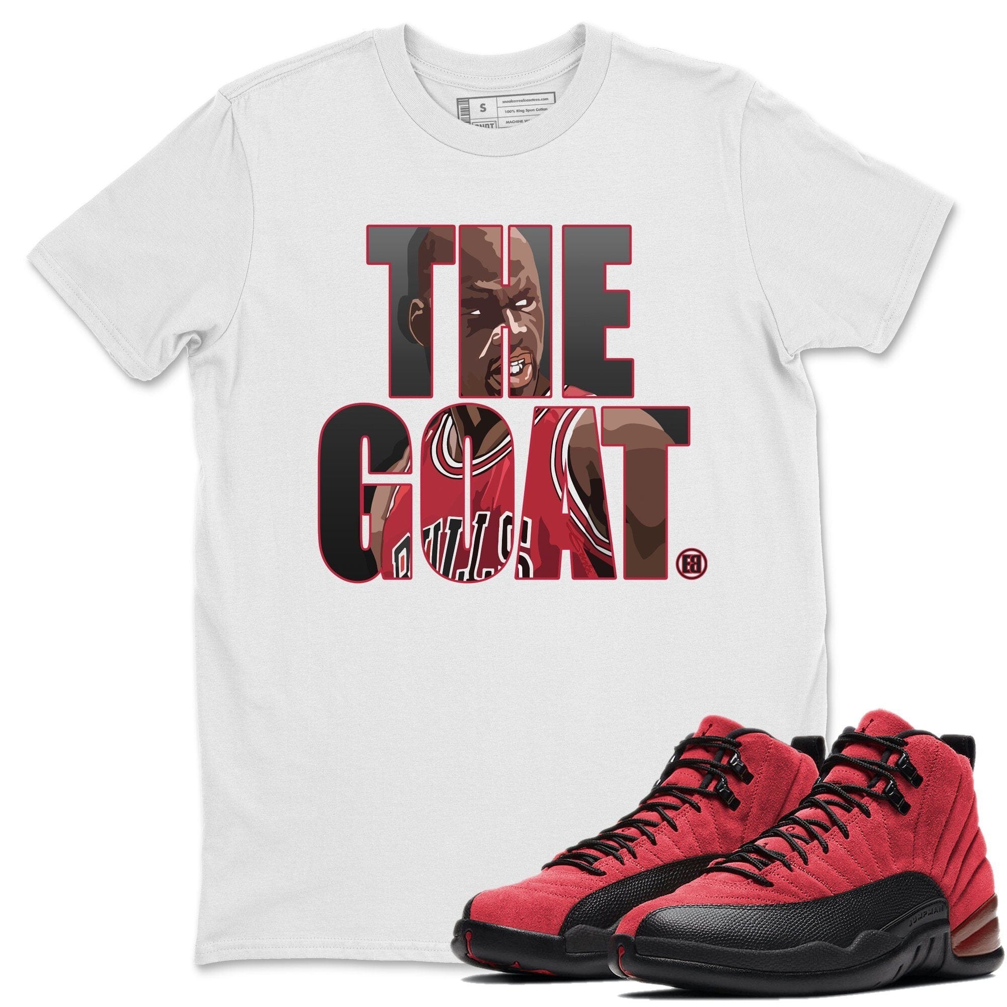 The Goat Unisex Tops - Air Jordan 12 Reverse Flu Game