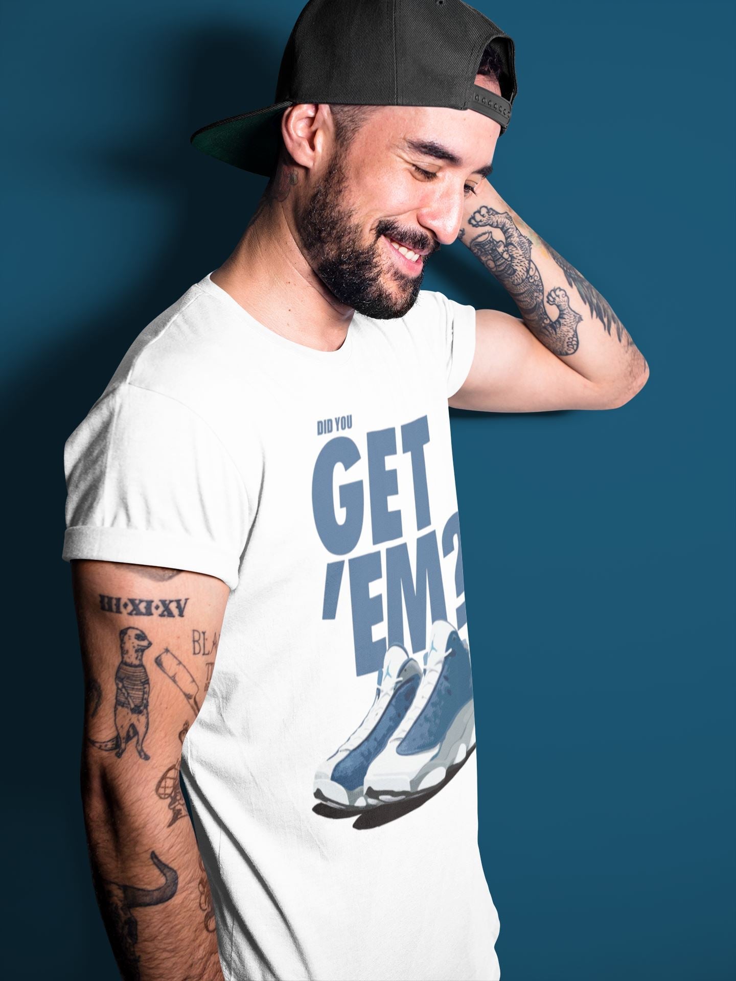 Did You Get 'Em Unisex Tops - Air Jordan 13 Flint