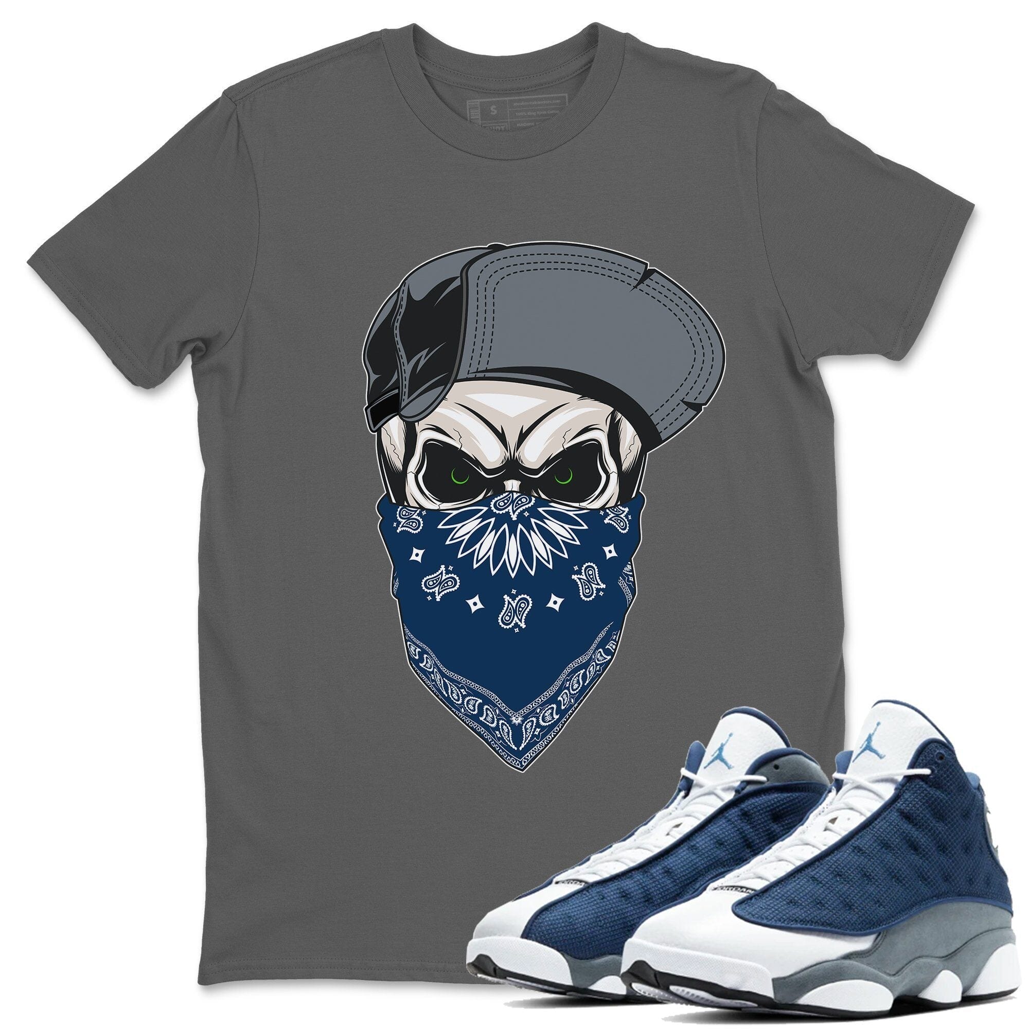 Skull Hat Mask Unisex Tops - Air Jordan 13 Flint