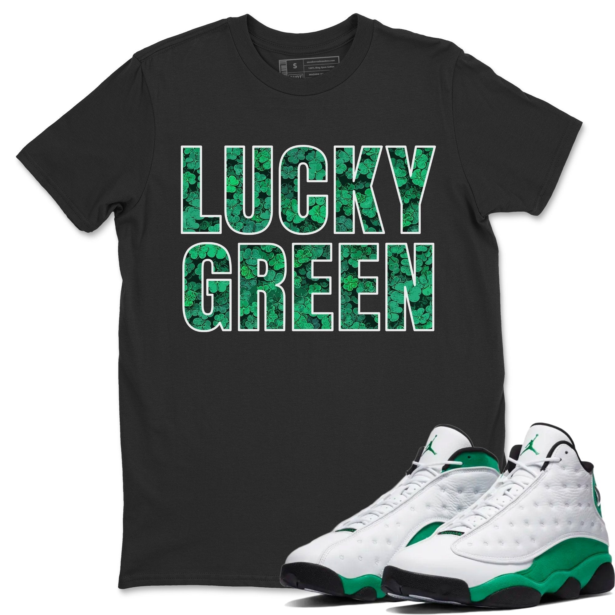 Lucky Green Unisex Tops - Air Jordan 13 Lucky Green