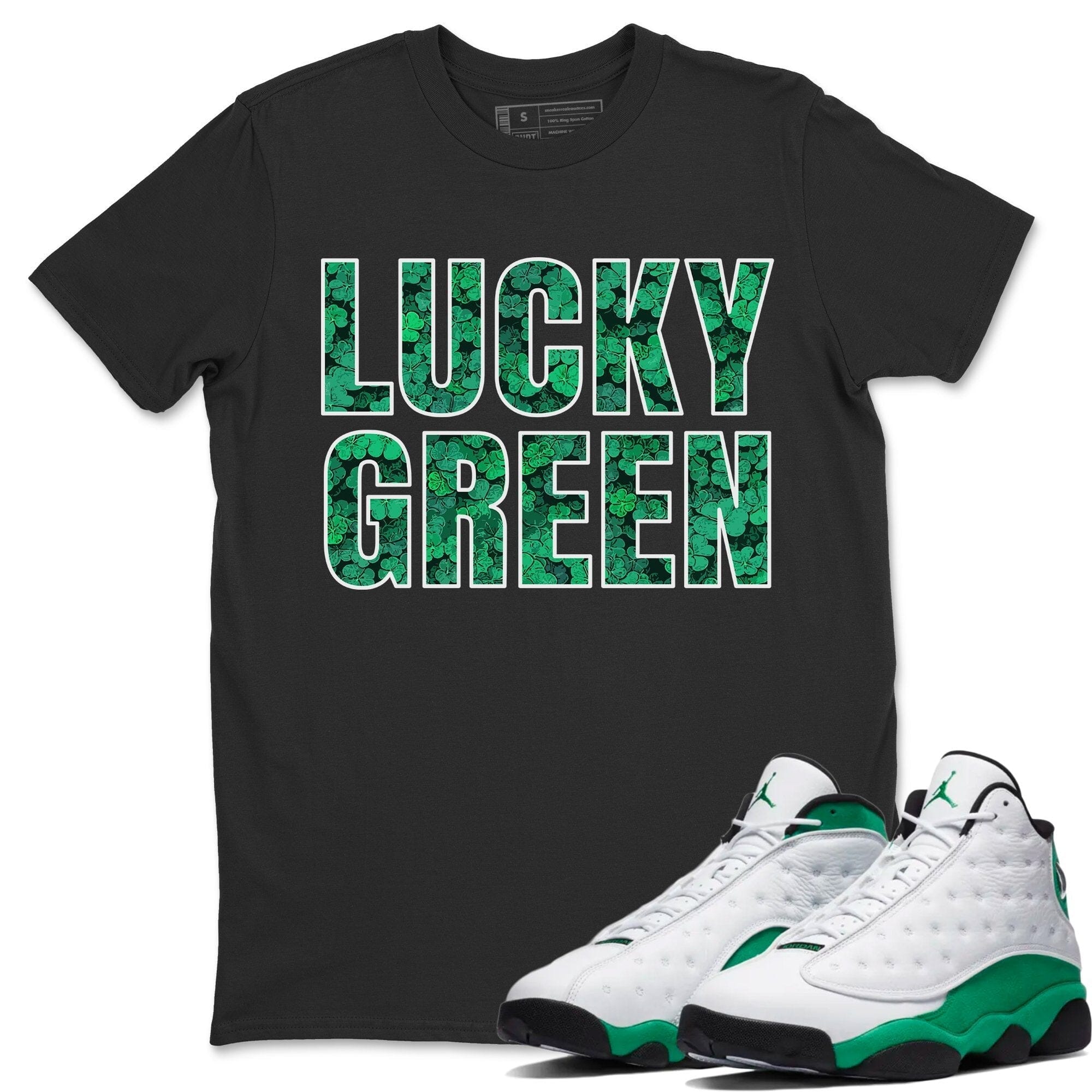 Lucky Green Unisex Tops - Air Jordan 13 Lucky Green