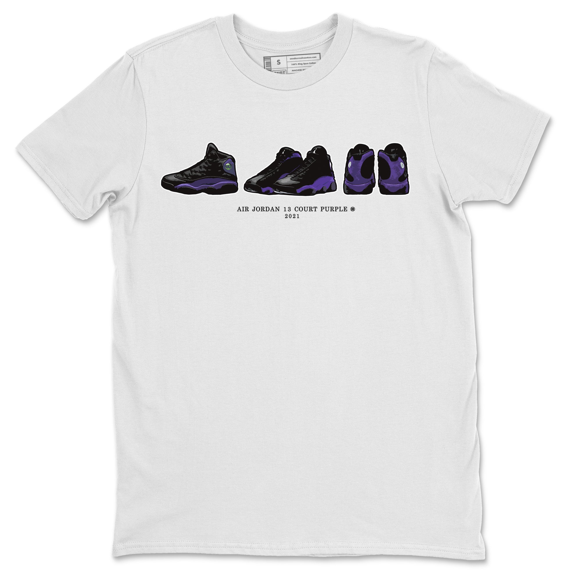 snkmatch Prelude Unisex Tops - Air Jordan 13 Court Purple