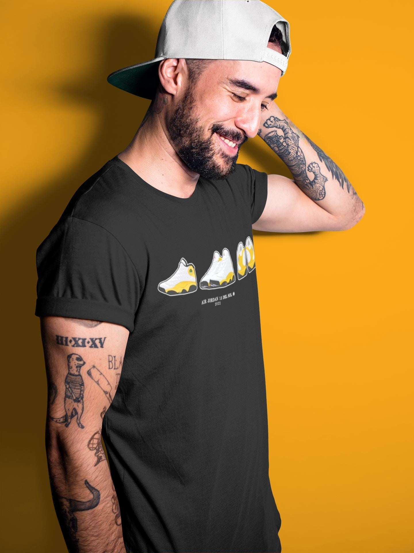 snkmatch Prelude Unisex Tops - Air Jordan 13 Del Sol