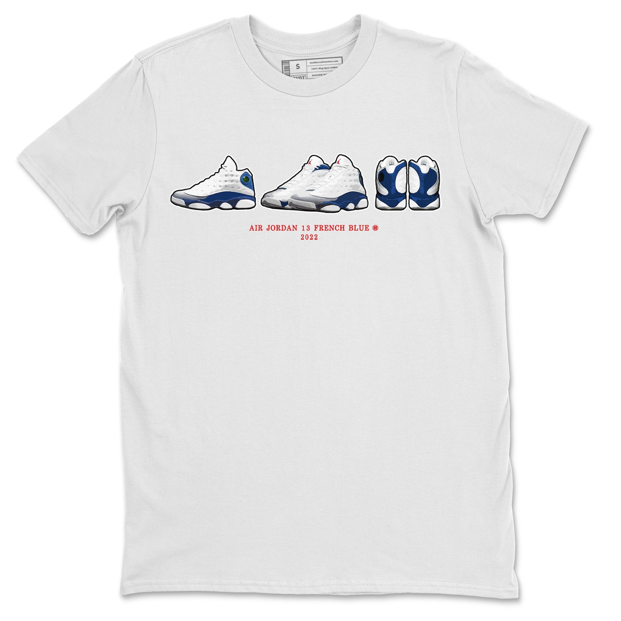 snkmatch Prelude Unisex Tops - Air Jordan 13 French Blue