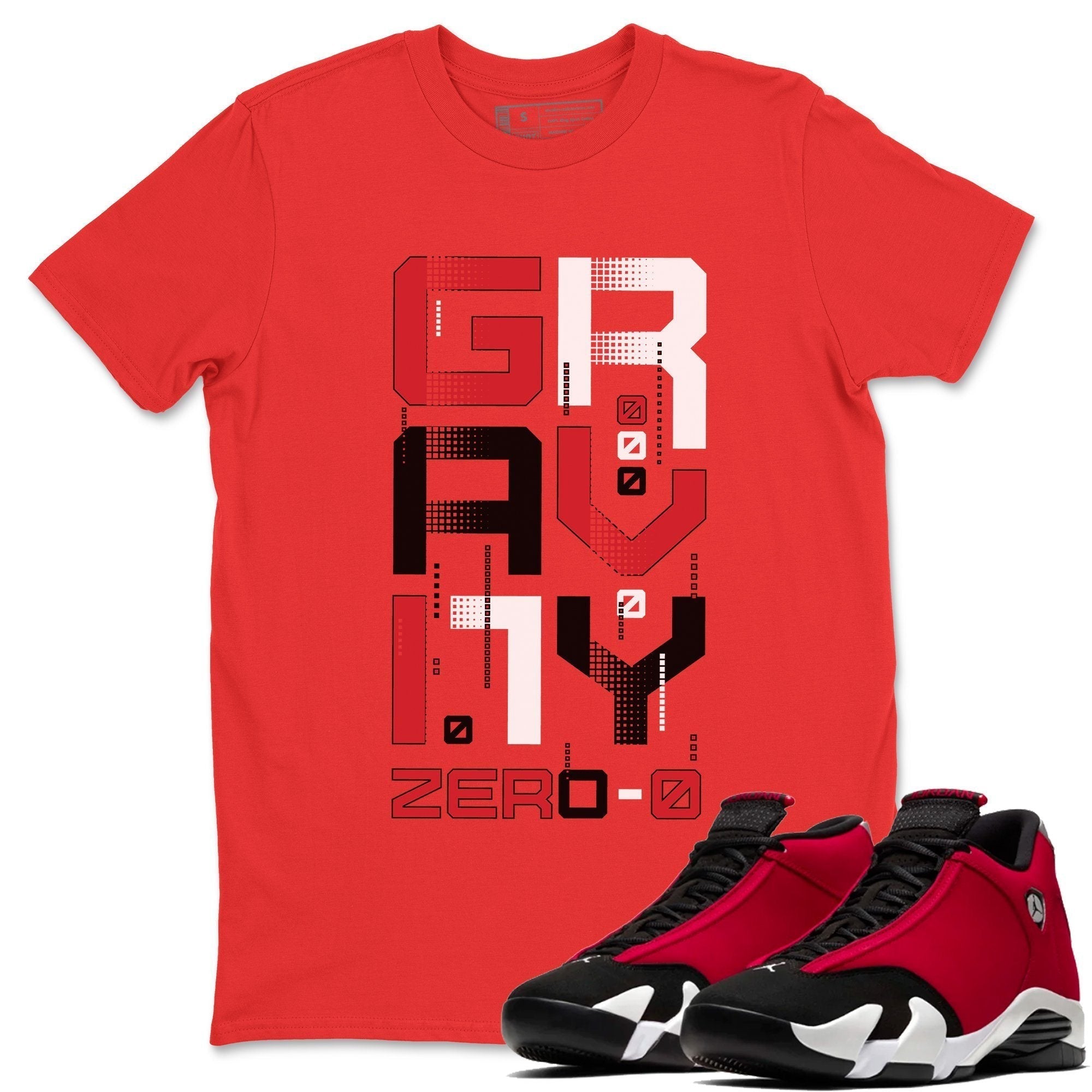 Zero Gravity Unisex Tops - Air Jordan 14 Gym Red