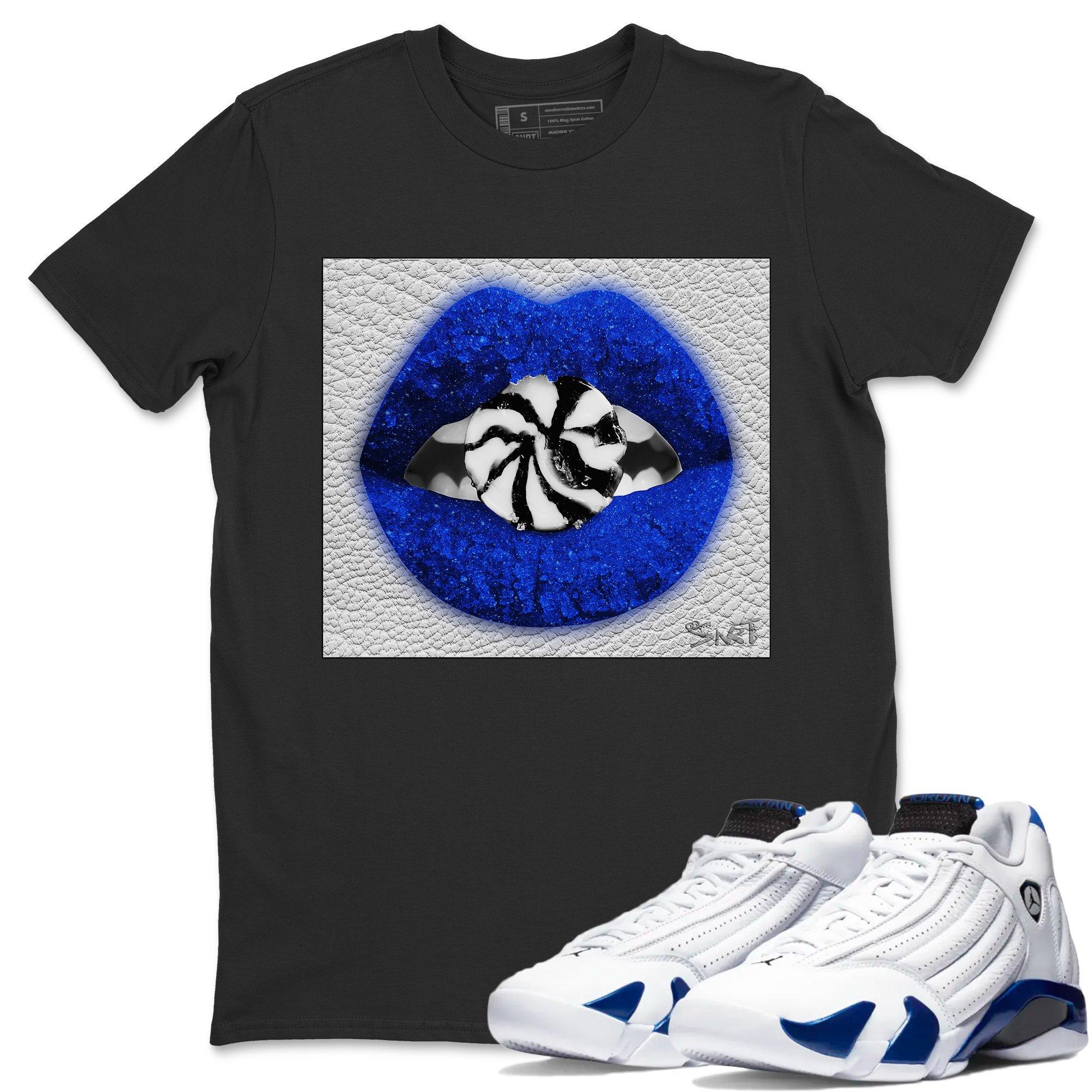 Lips Candy Unisex Tops - Air Jordan 14 Hyper Royal