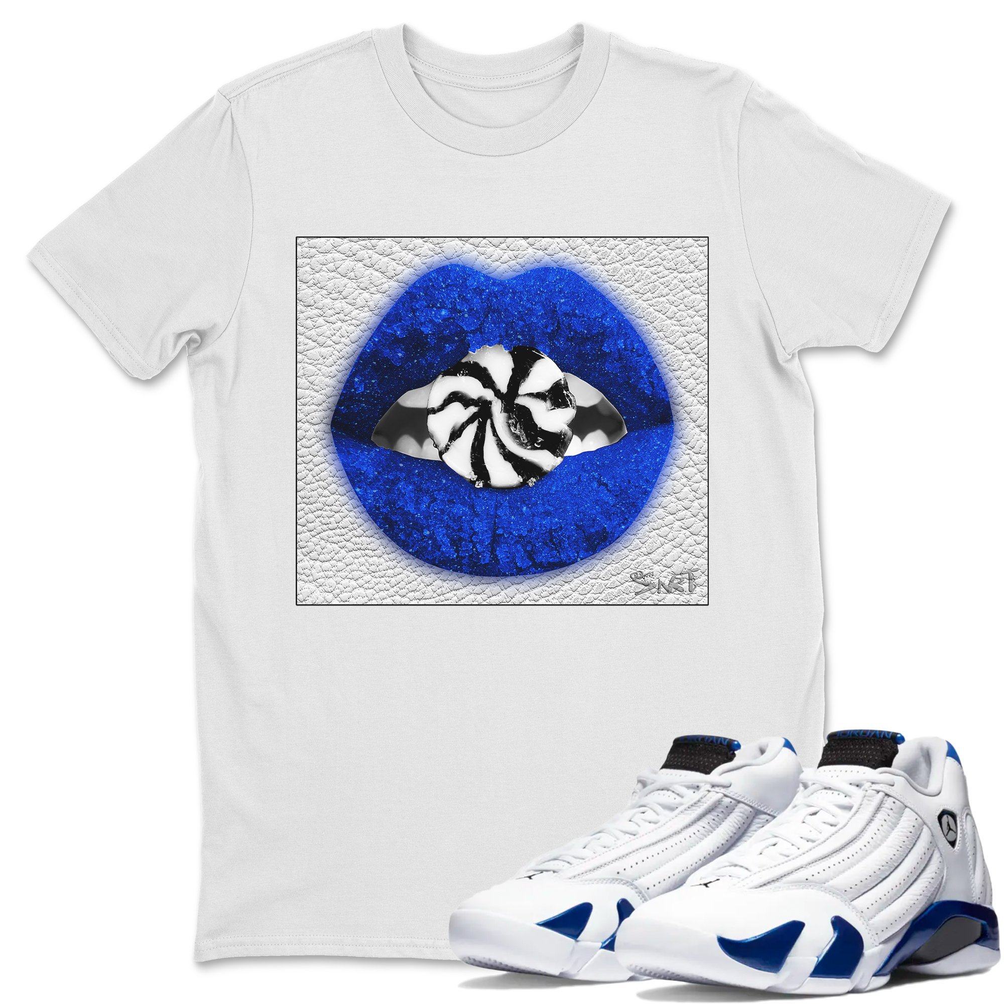 Lips Candy Unisex Tops - Air Jordan 14 Hyper Royal