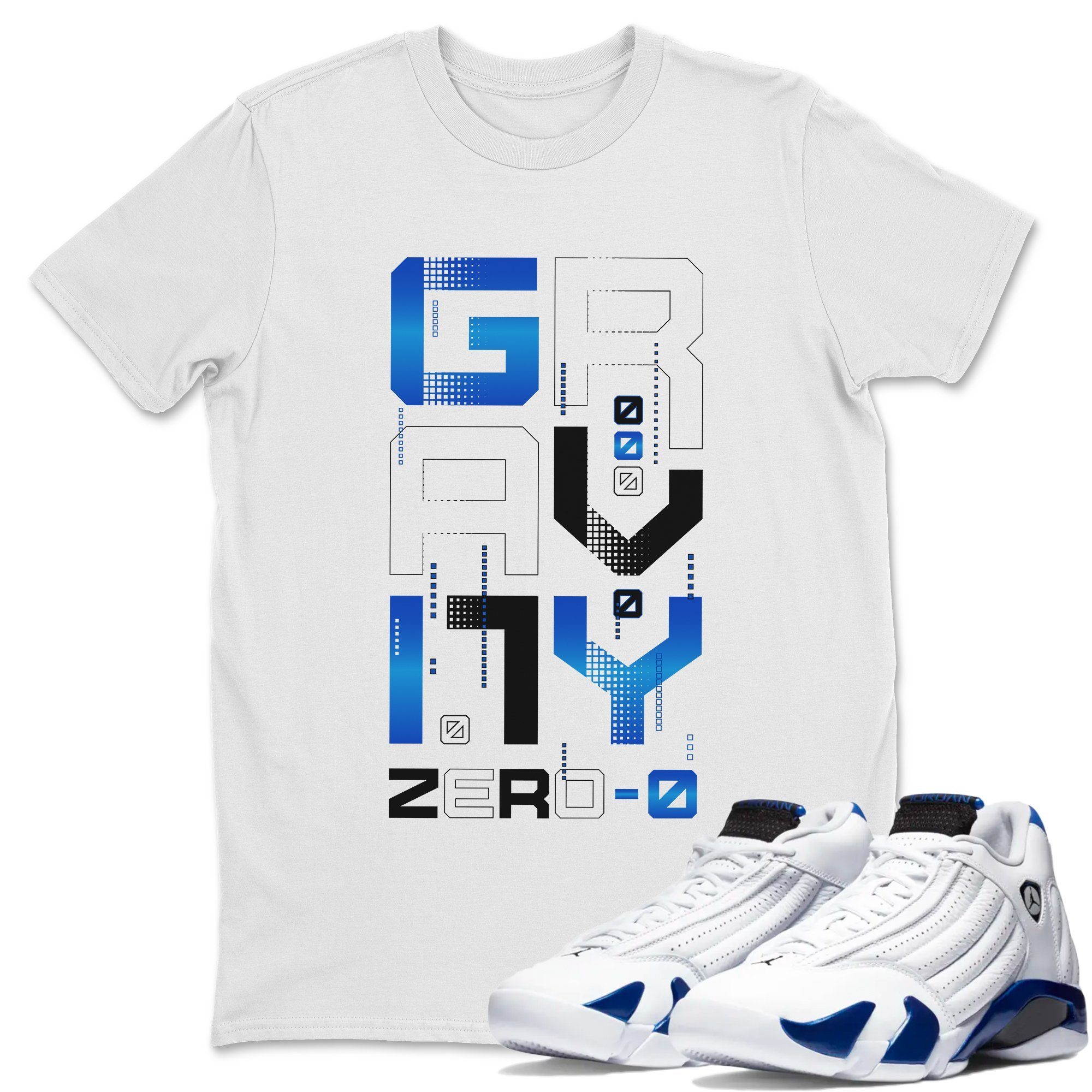 Zero Gravity Unisex Tops - Air Jordan 14 Hyper Royal