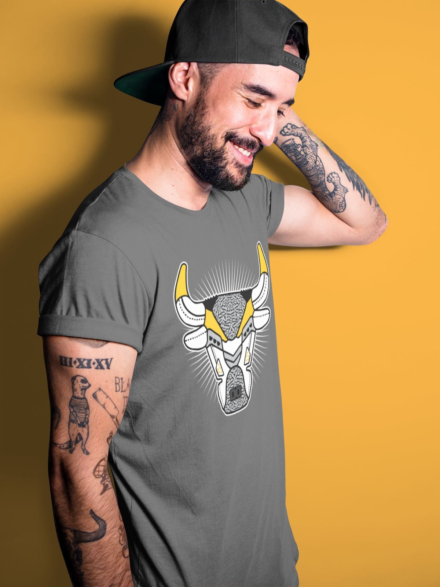 Bull Head Unisex Tops - Air Jordan 3 Laser Orange