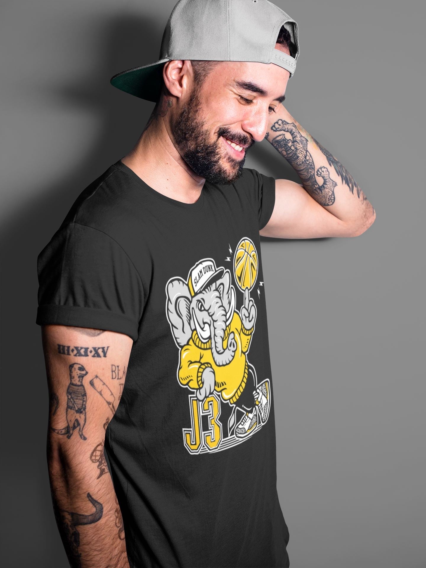 Elephant Unisex Tops - Air Jordan 3 Laser Orange