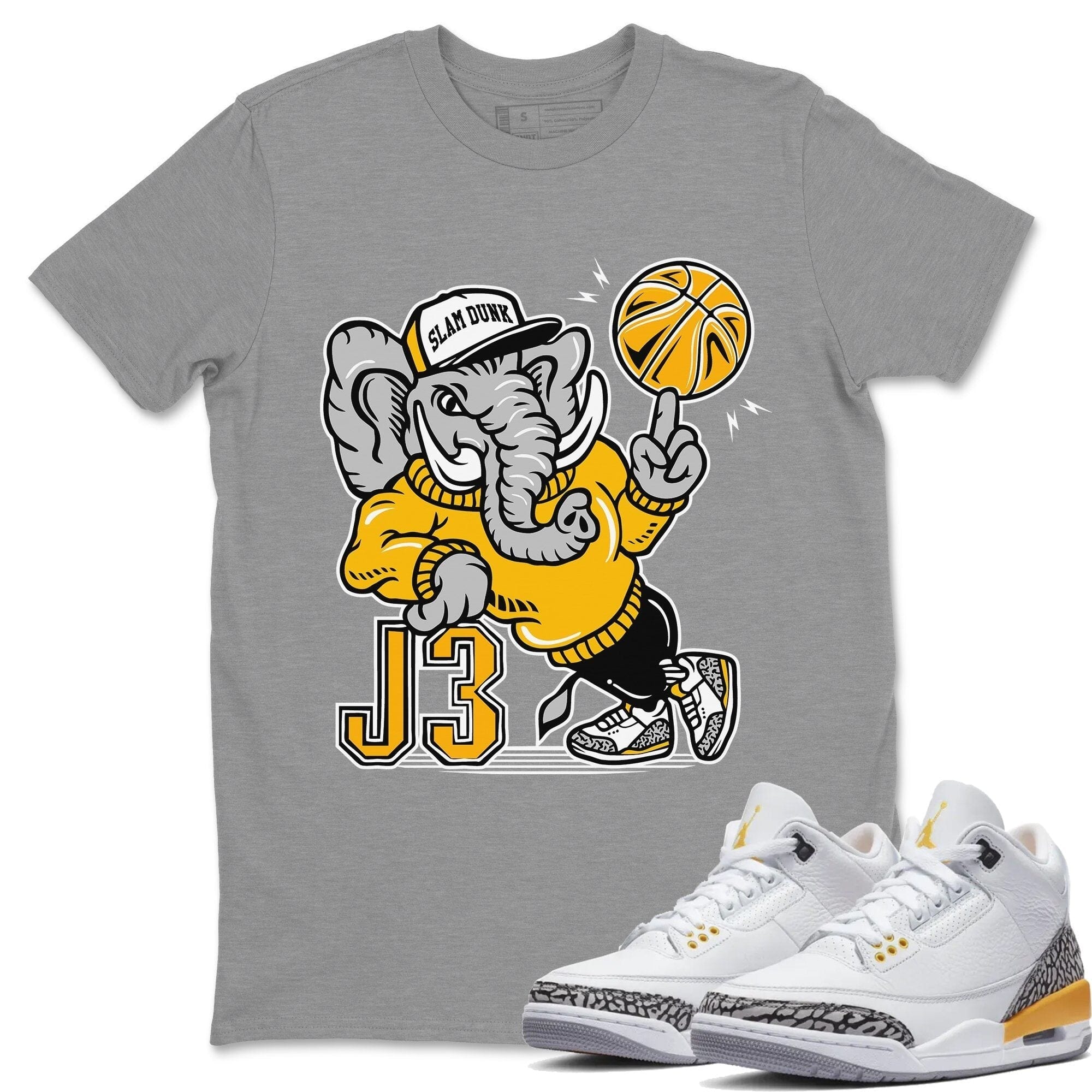 Elephant Unisex Tops - Air Jordan 3 Laser Orange