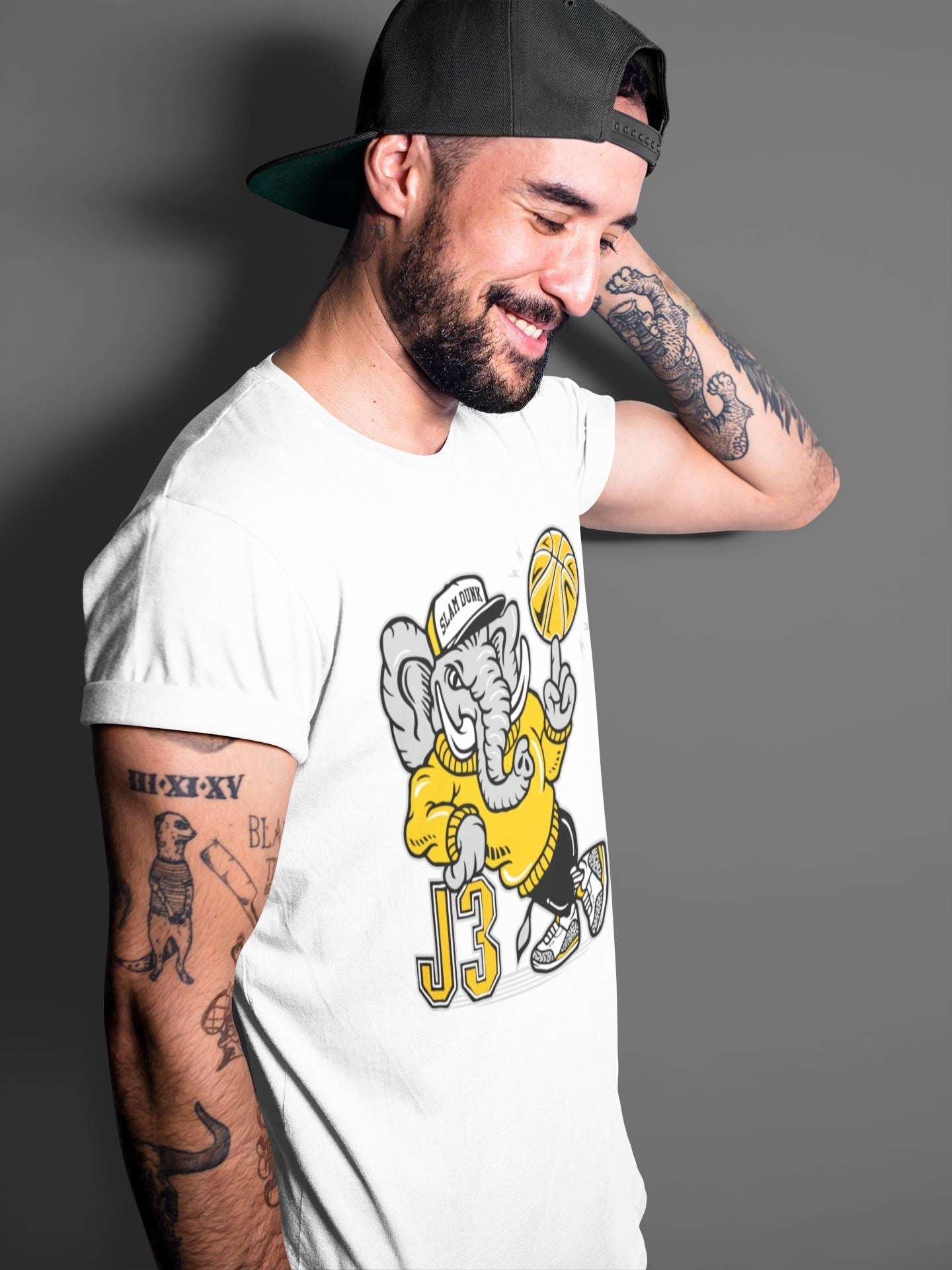 Elephant Unisex Tops - Air Jordan 3 Laser Orange