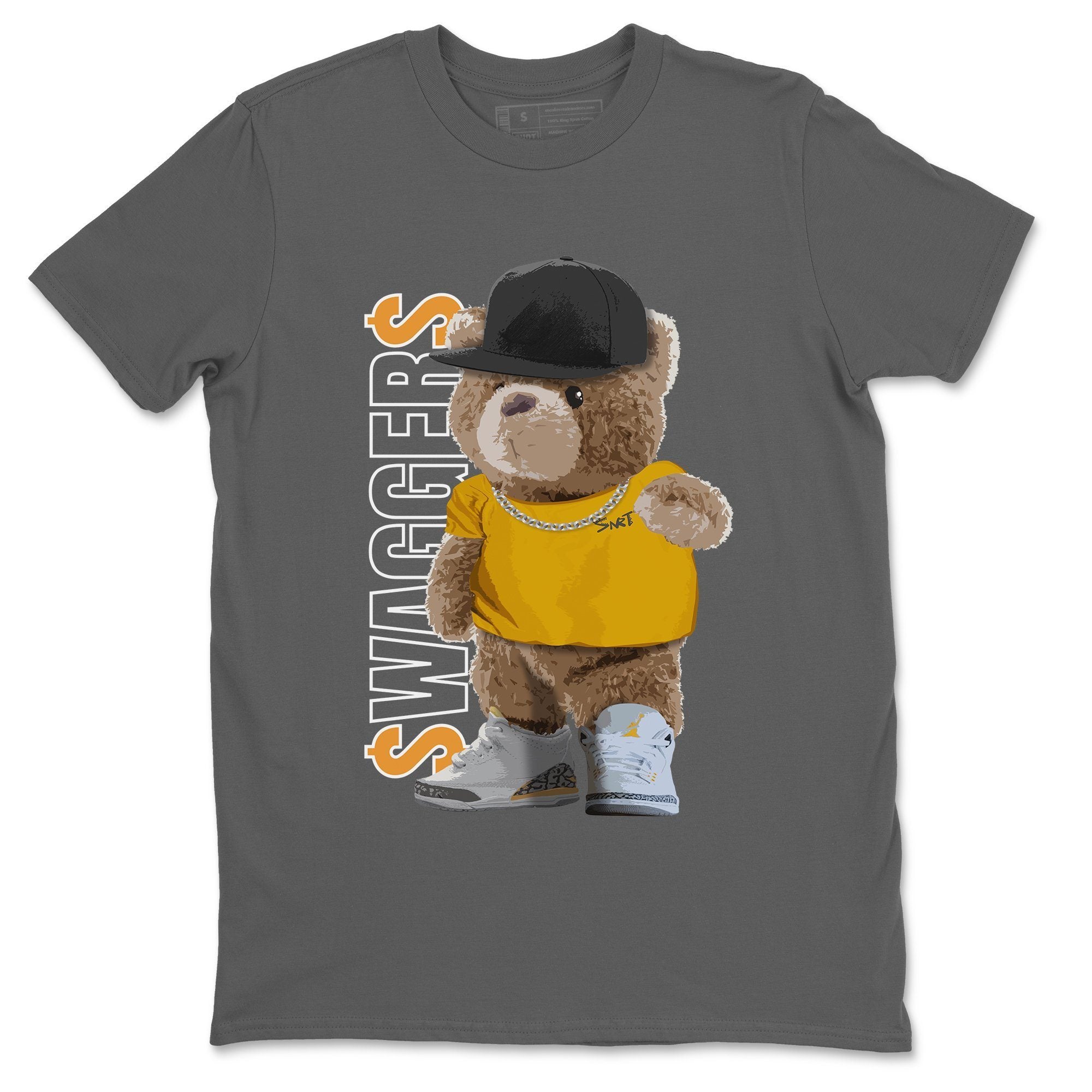 Bear Swaggers Unisex Tops - Air Jordan 3 Laser Orange