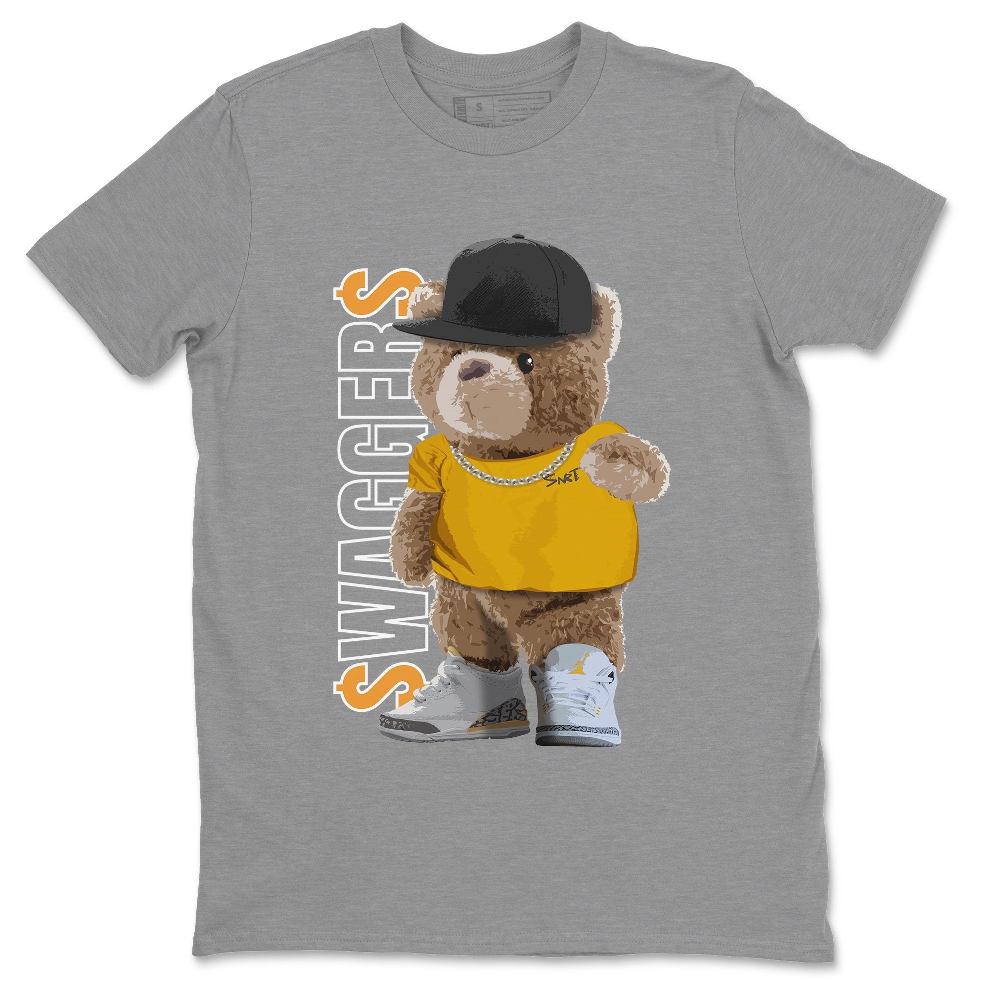 Bear Swaggers Unisex Tops - Air Jordan 3 Laser Orange