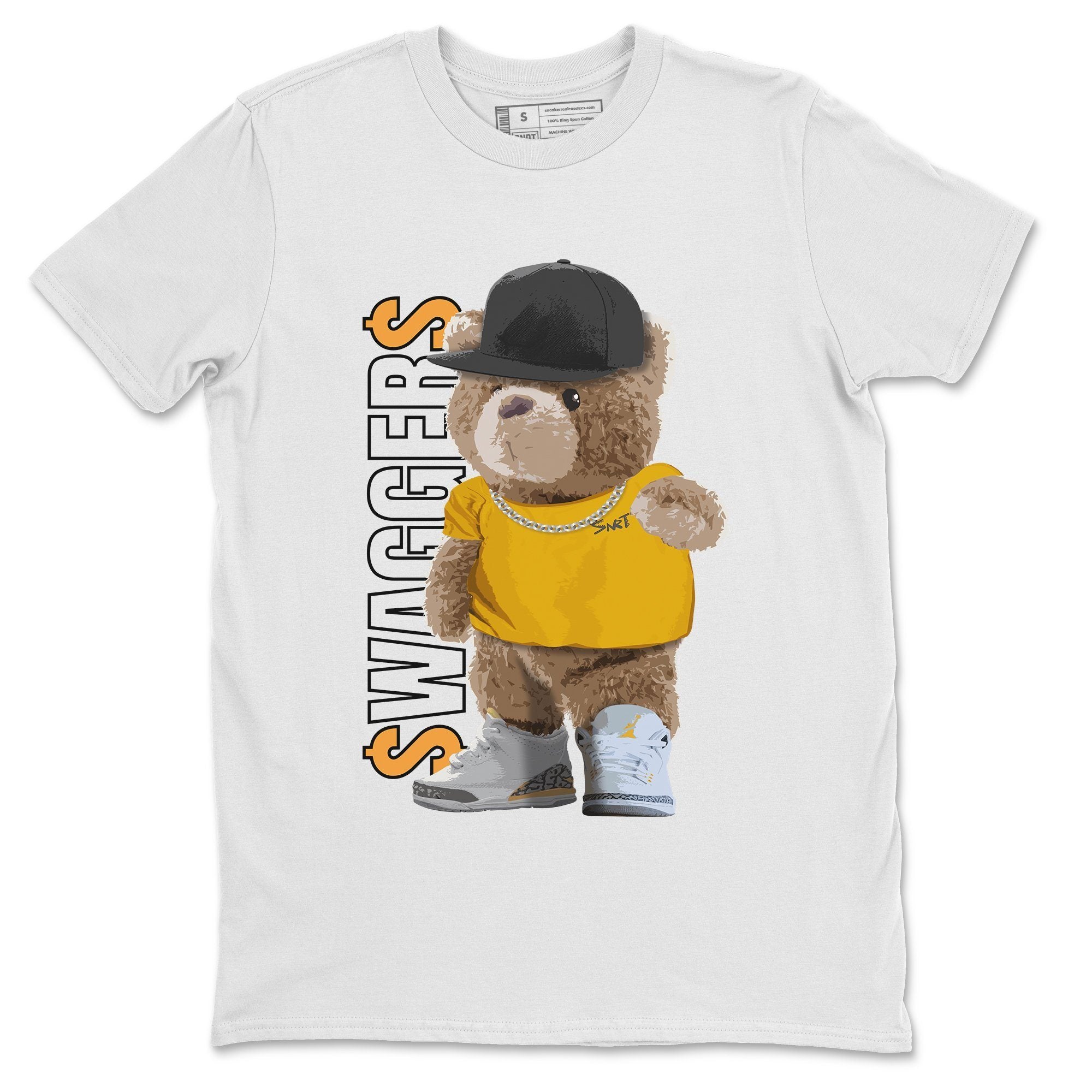 Bear Swaggers Unisex Tops - Air Jordan 3 Laser Orange