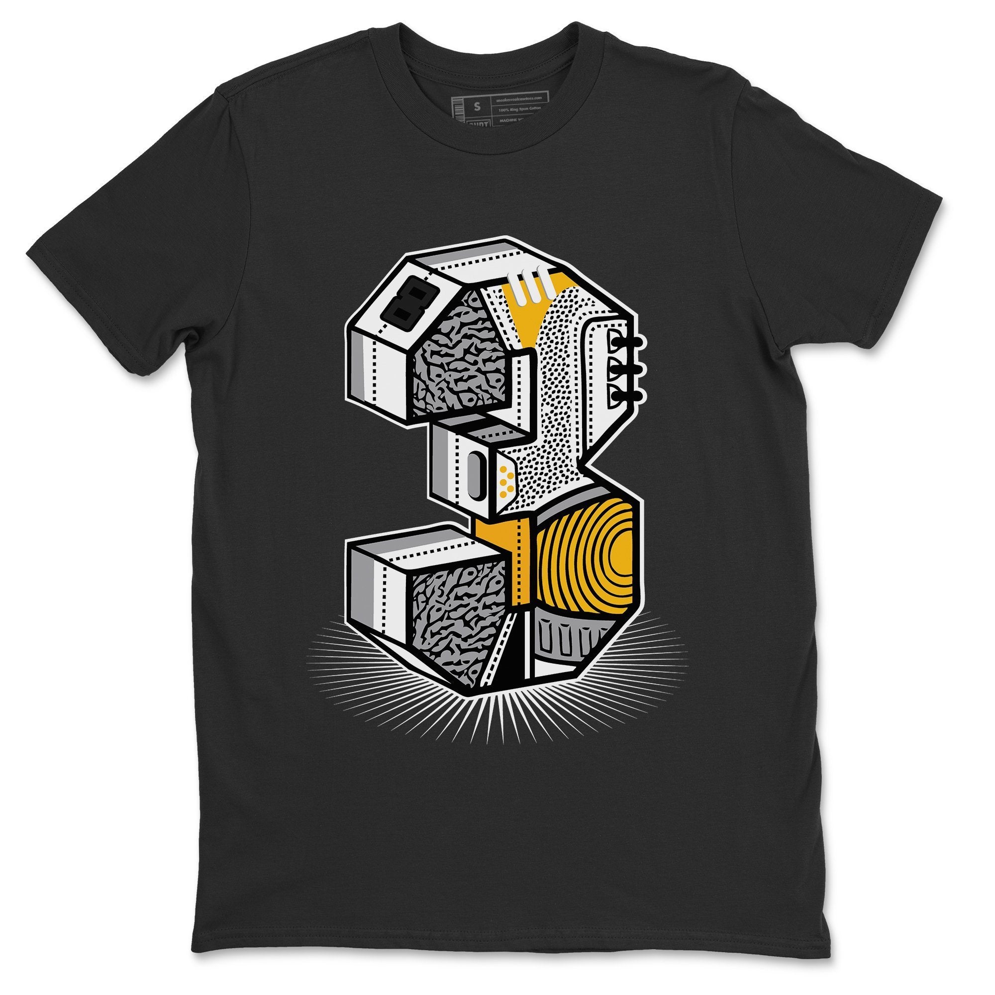 Three Statue Unisex Tops - Air Jordan 3 Laser Orange