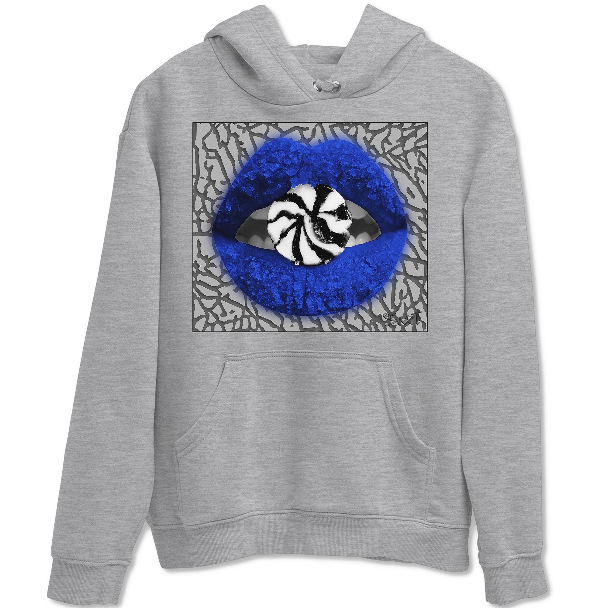 Lips Candy Unisex Tops - Air Jordan 3 Varsity Royal