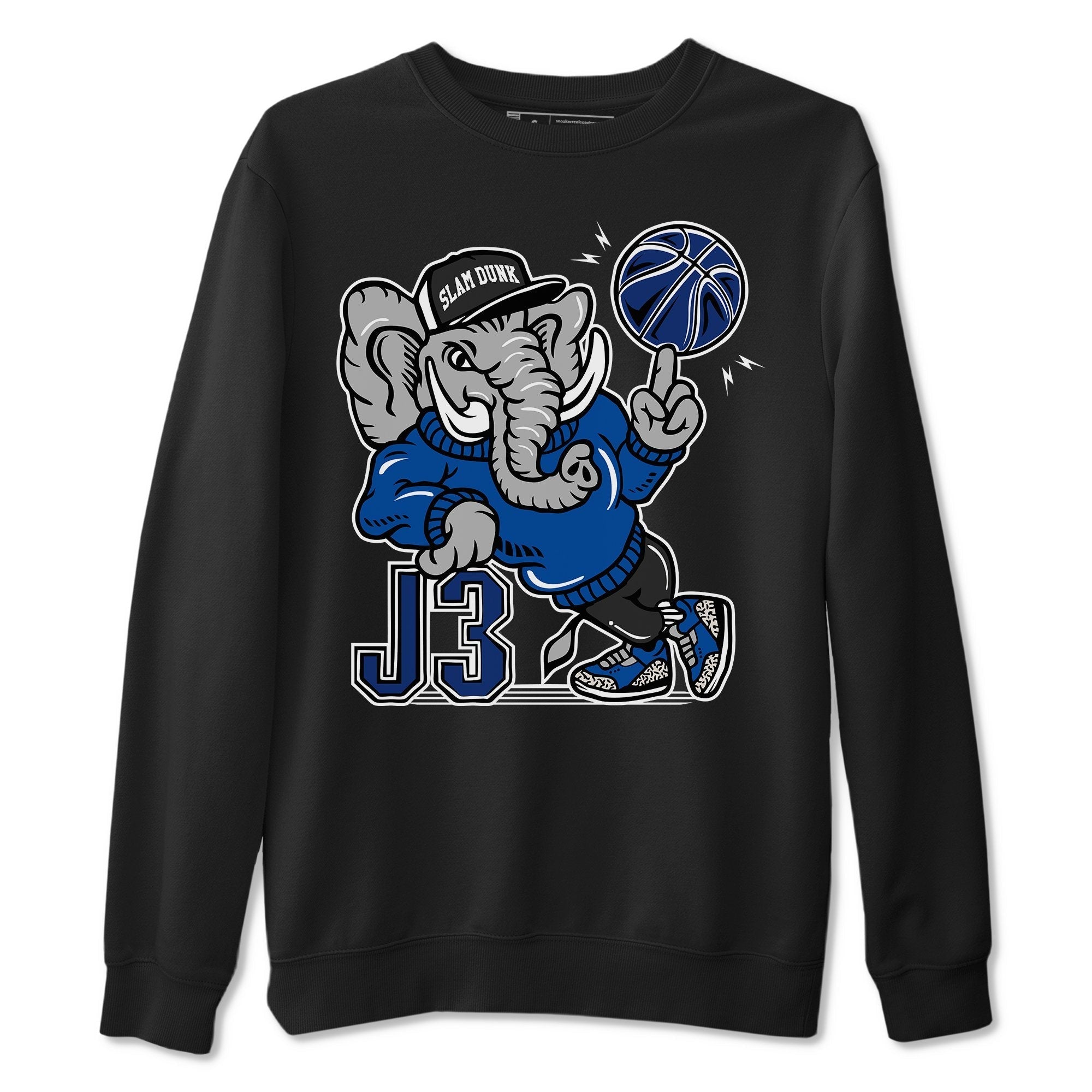 Elephant Unisex Tops - Air Jordan 3 Varsity Royal