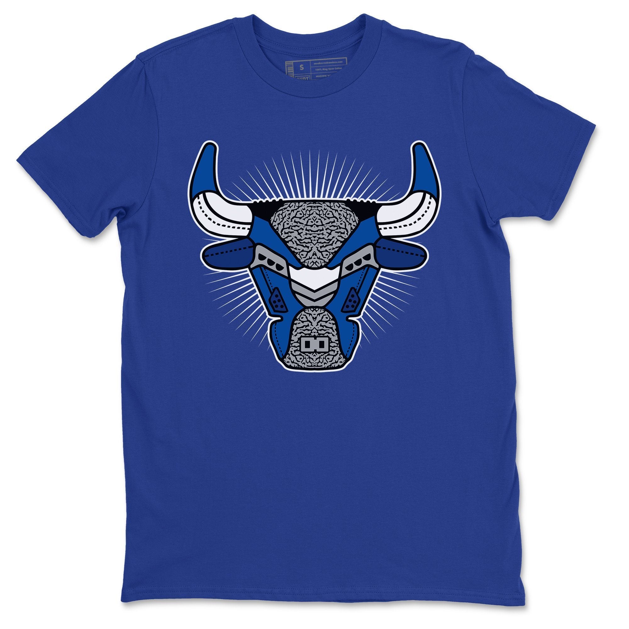 Bull Head Unisex Tops - Air Jordan 3 Varsity Royal