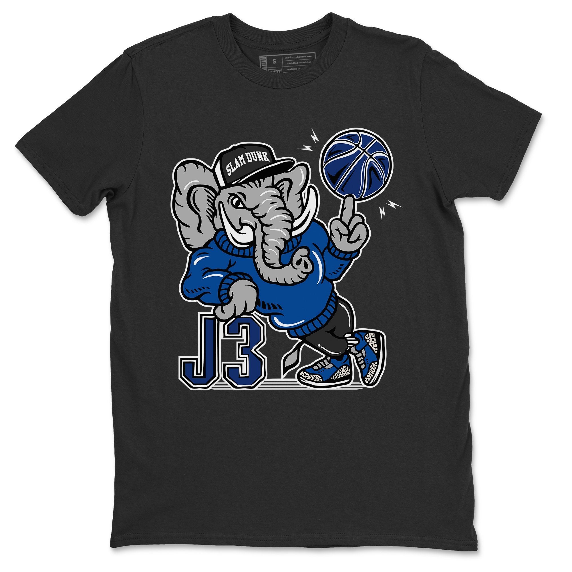 Elephant Unisex Tops - Air Jordan 3 Varsity Royal