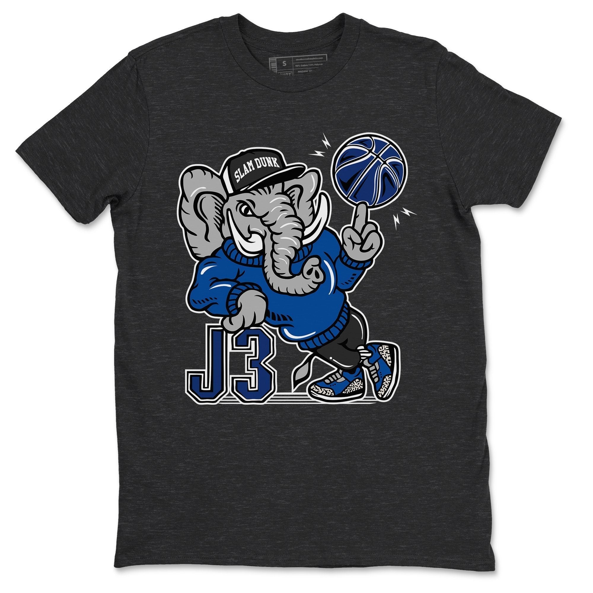 Elephant Unisex Tops - Air Jordan 3 Varsity Royal