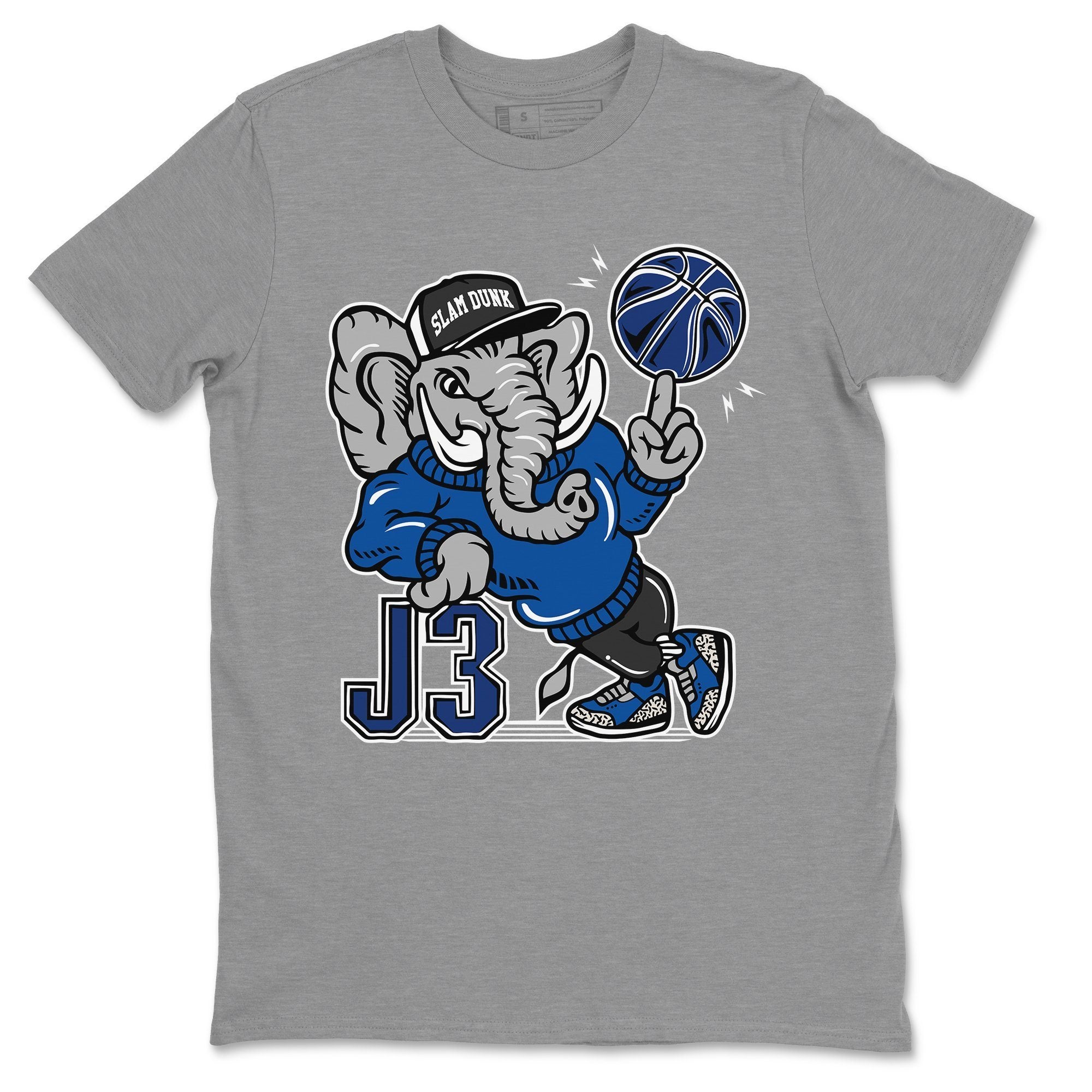 Elephant Unisex Tops - Air Jordan 3 Varsity Royal