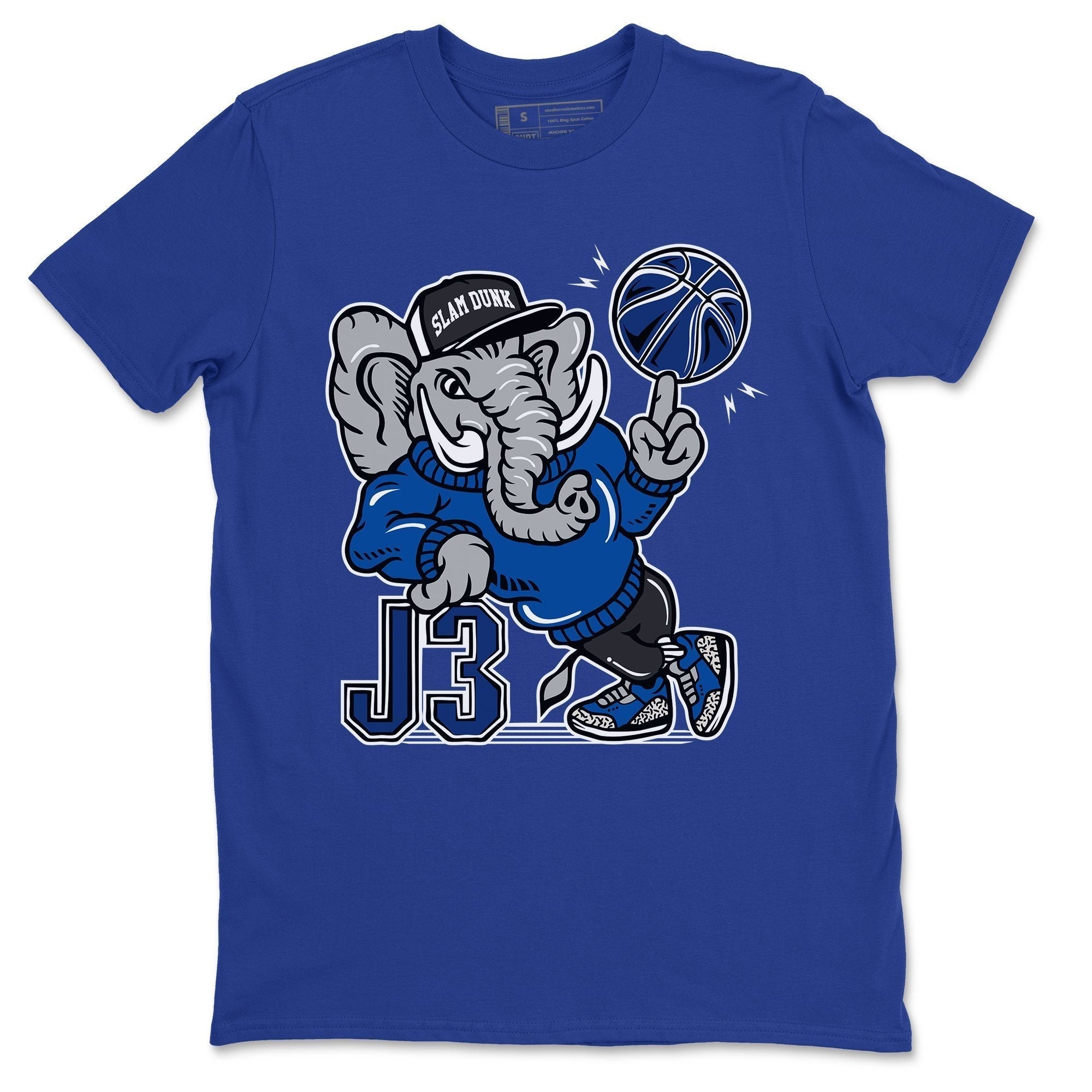 Elephant Unisex Tops - Air Jordan 3 Varsity Royal