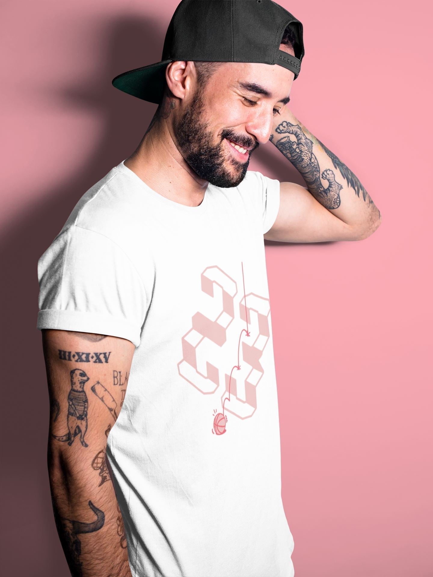 Steps Unisex Tops - Air Jordan 3 Rust Pink
