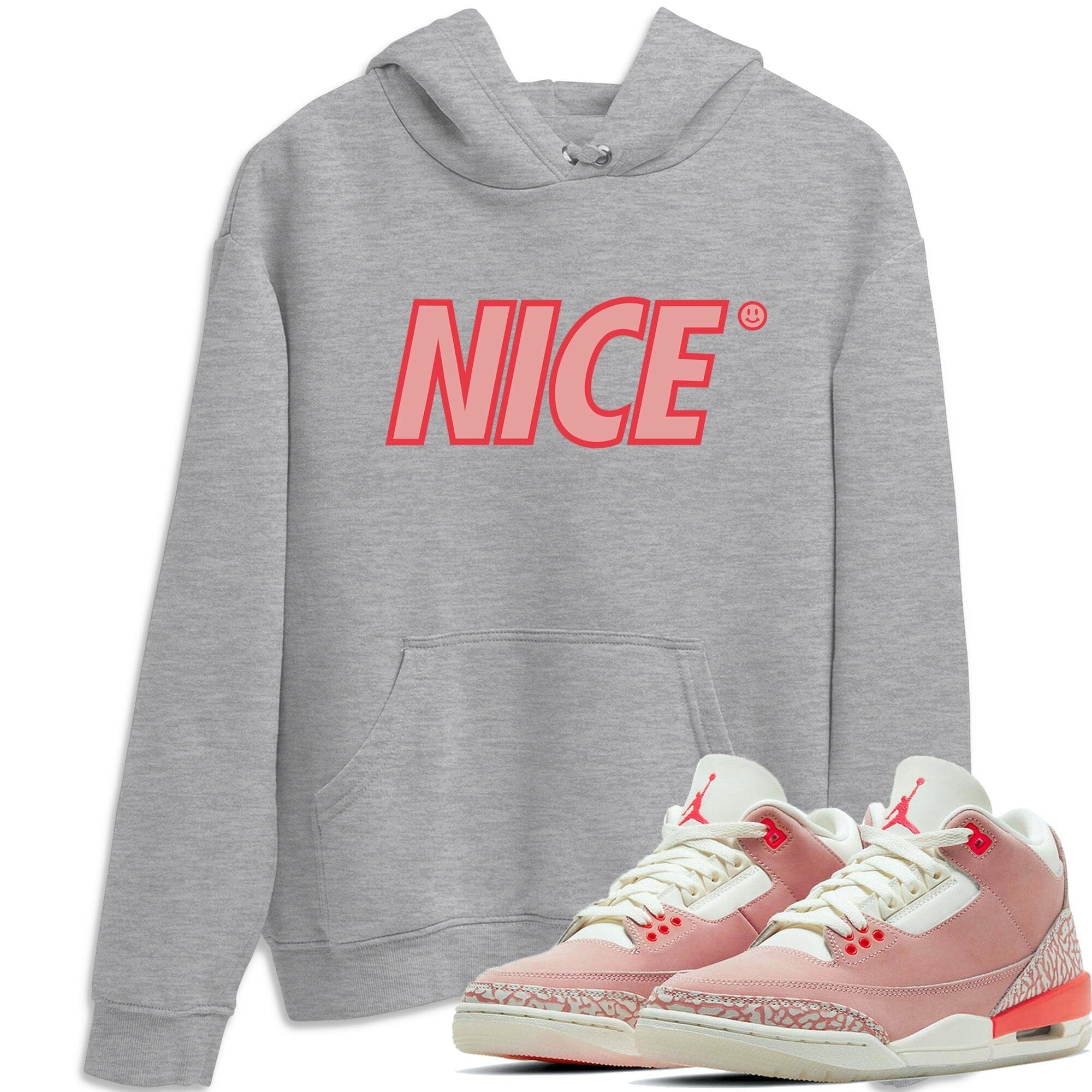 Nice Smile Unisex Tops - Air Jordan 3 Rust Pink